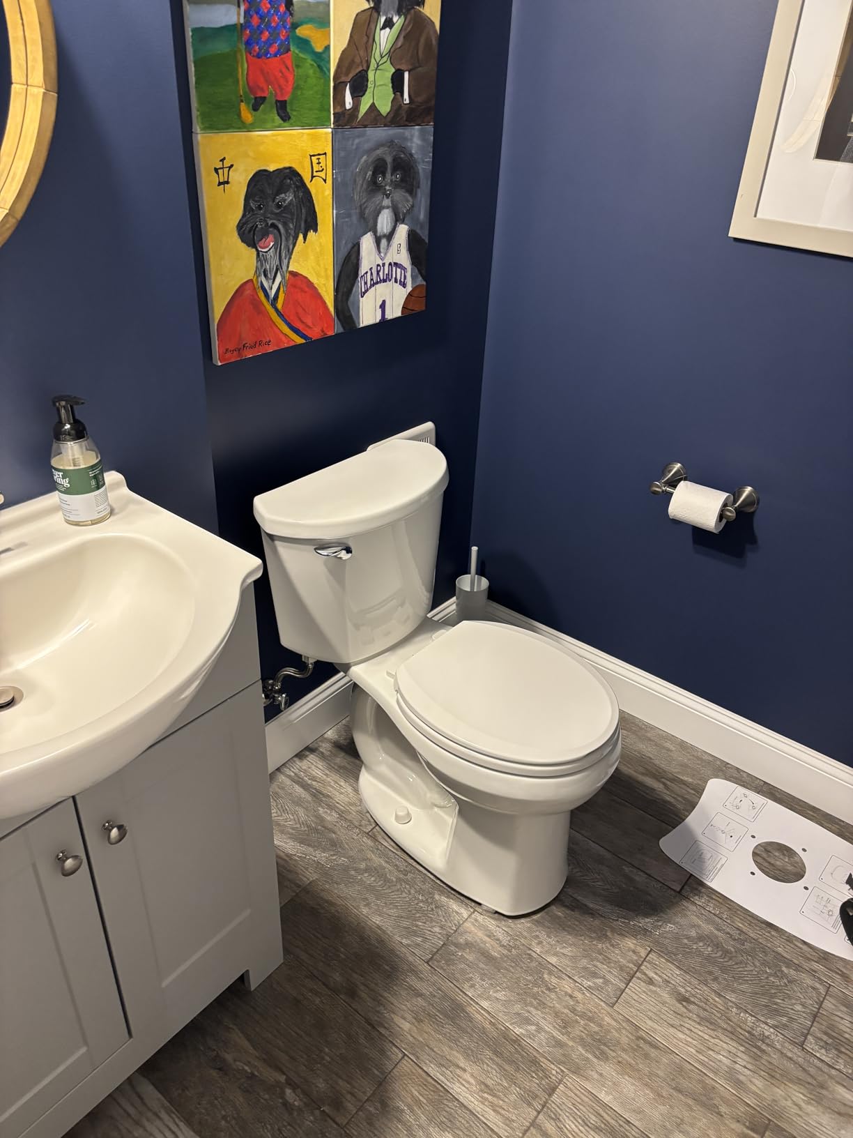 CANEST Smart Toilet, Smart Toilet with Bidet Built in, ADA Comfort Height, Intelligent Temp Control, Foot Sensor Operation, Warm Water, Heated Seat, Air Dryer, Digital Display (TC-100GE) customer photo 1