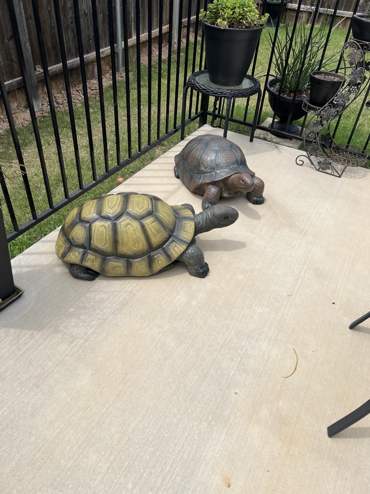SKYFIRE Large Turtle Statues for Garden - 29.5