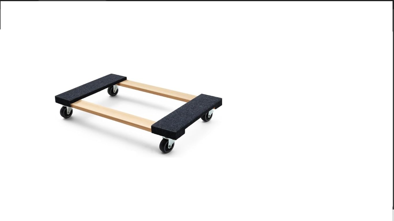 Simpli-Magic 79545 30 in. x 18 in. Hardwood Furniture Moving Dolly 1,320 lbs. Capacity, 4 Swivel Wheels Heavy-Duty, 2 Pack customer photo 1