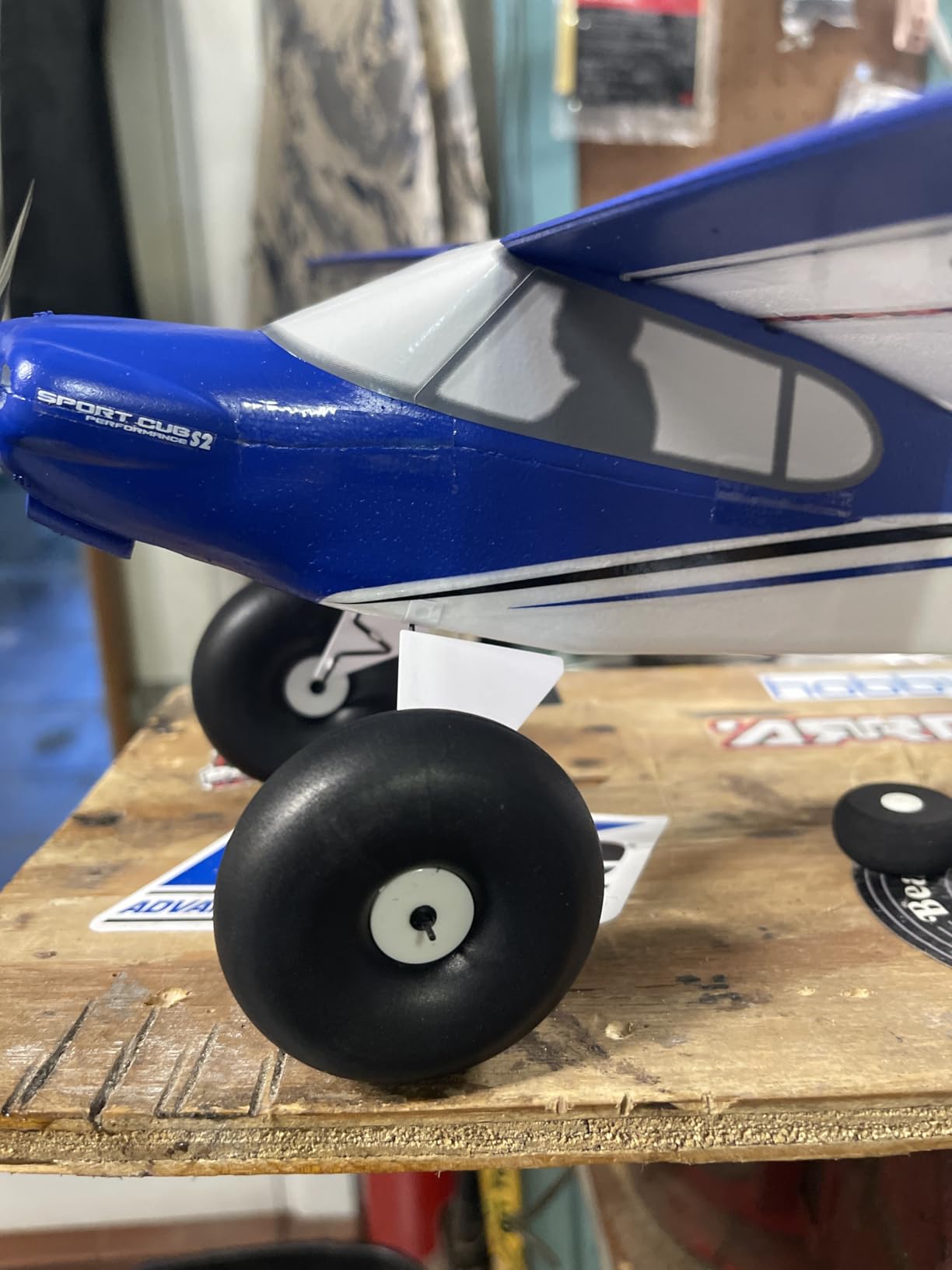 HobbyZone RC Airplane Sport Cub S 2 615mm RTF Everything Needed to Fly is Included/Safe Technology HBZ444000, White/Blue customer photo 1