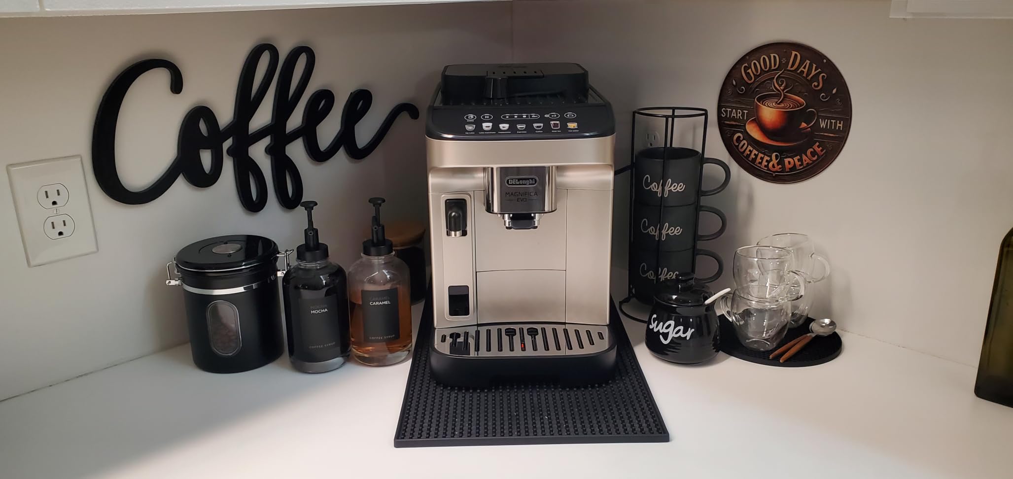 1800ML Airtight Coffee Canister with Date Tracker & Transparent Window, 22.8OZ Coffee Beans Storage with 30ML Measure Spoon & 4 CO2 Valve, Coffee Container for Grounds Coffee, Beans, Tea, Sugar & Flour (Blue) customer photo 2