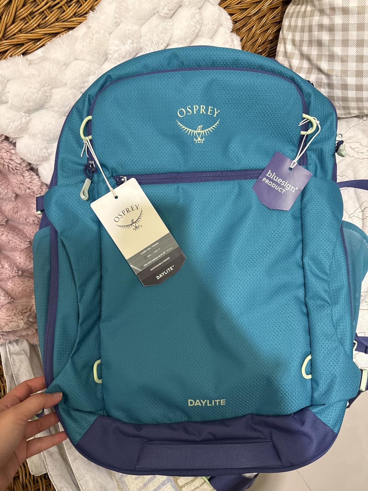 Osprey Daylite 44L Carry-On Travel Pack, Black OS | travel backpack, carry on bag, laptop sleeve, personal item, carry on travel, flight friendly customer photo 2