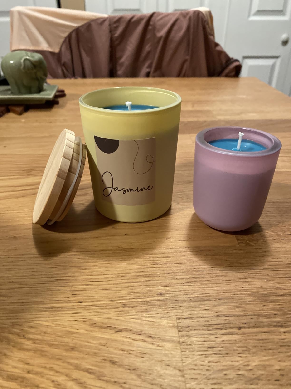 SoftOwl Premium Soy Candle Making Kit with Electric Melter - Soy Wax, Big 7oz Jars & Tins, 7 Pleasant Scents, Color Dyes & More - Perfect as Home Decorations - DIY Starter Scented Candles Making Kit customer photo 2