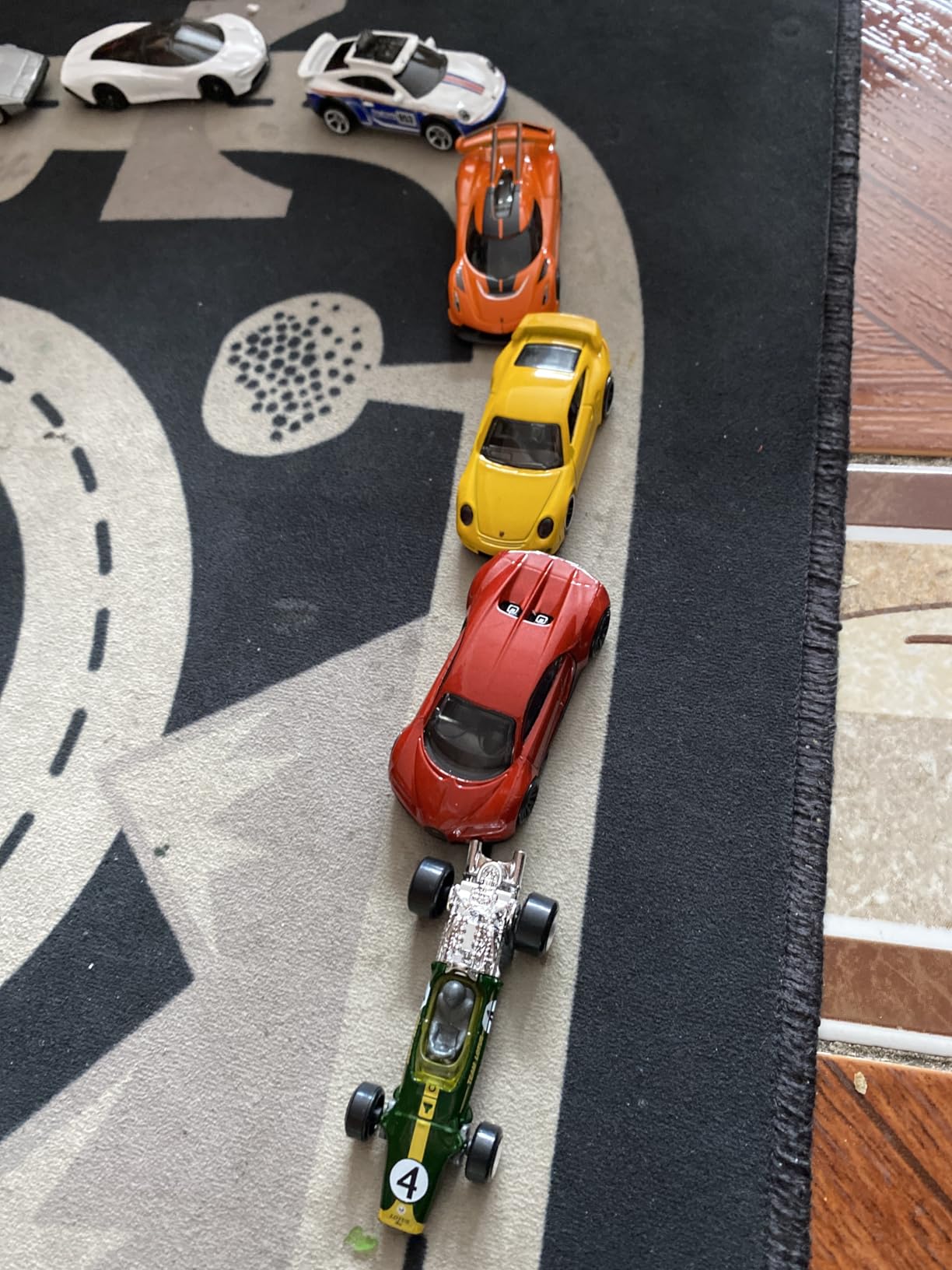 Hot Wheels 10-Pack of Toy Race Cars (Styles May Vary) | Set of 10 1:64 Scale Vehicles, Includes Hot Wheels Originals & Officially Licensed Cars (Amazon Exclusive) customer photo 2