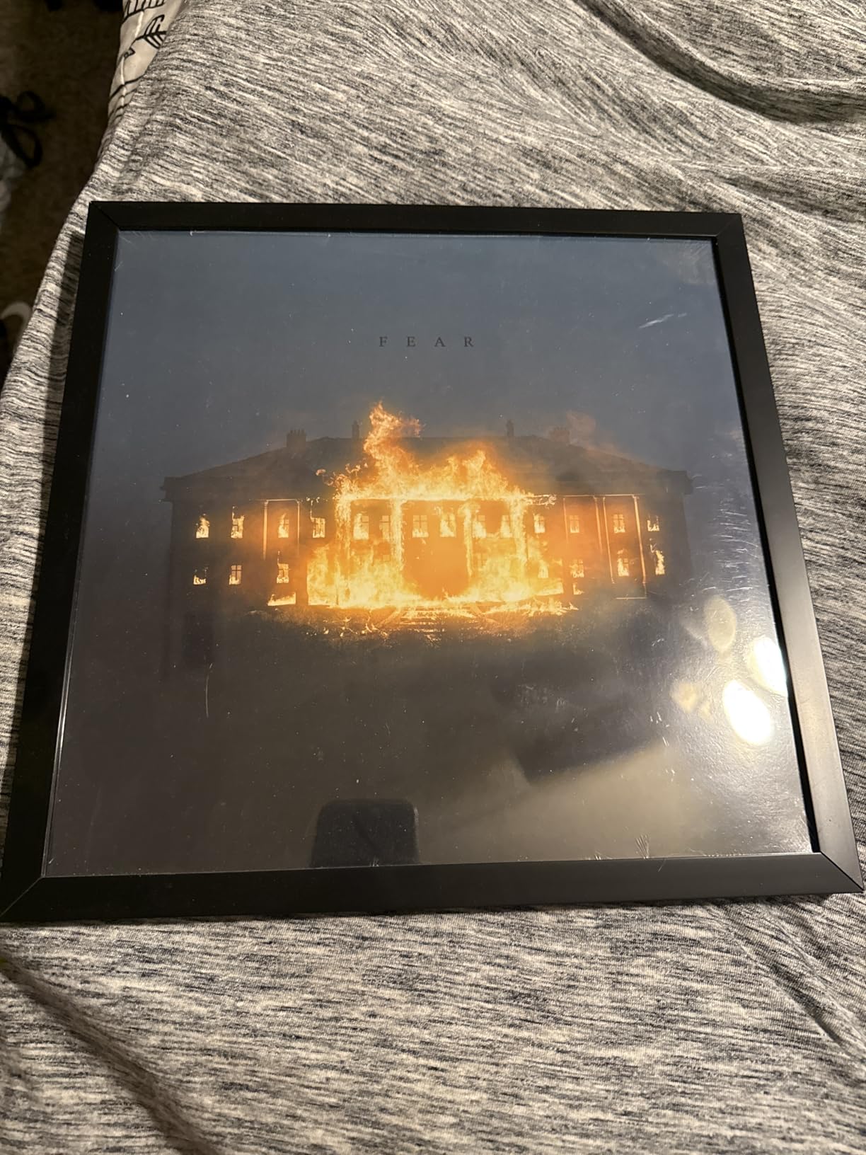 Vinyl Record Frame Display for 12 inch LP with 12.5x12.5 Album Cover | Black 12.5 x 12.5 Frame Light Weight with High-Clarity Plastic Wall Mount - 1 Pack/Black customer photo 2
