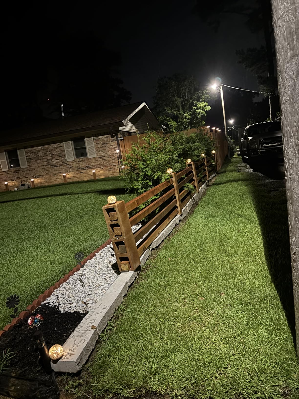 VOLISUN 4x4 Solar Post Cap Light 12pack,Solar Fence - Post Lights Outdoor Waterproof for Wooden/Vinyl Post,Black Deck Post Cap Light Solar Powered with Warm White for Garden/Patio/Porch customer photo 1