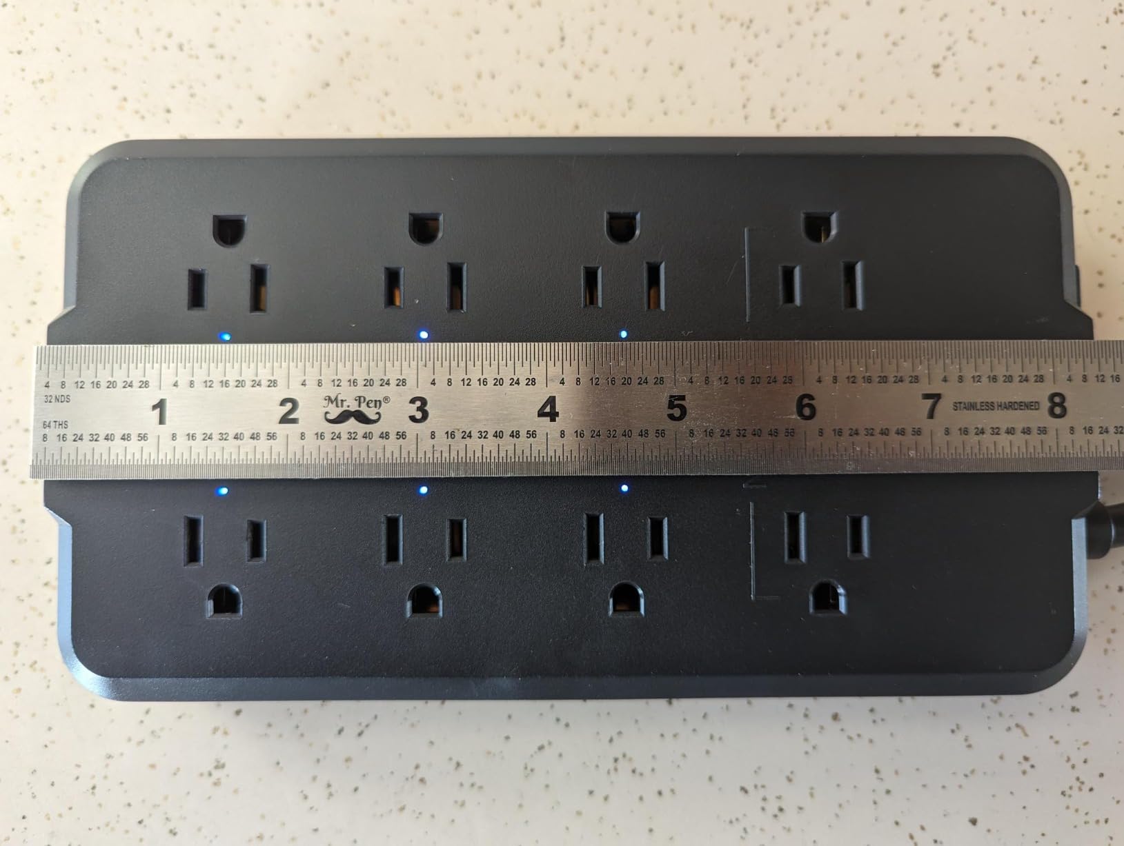 Geeni Surge Ultra Smart 8-Outlet Surge Protector, No Hub, 6 ft. Cord, Black | 6 smart outlets, 2 always-on outlets, Wi-Fi & voice control, 1200 joules protection customer photo 2