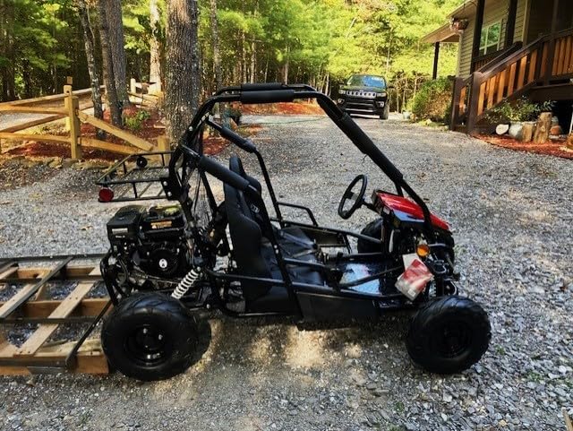 Coleman Powersports GK200 196cc Gas Powered Dual Seat Go-Kart, Reverse Gear, Adjustable Suspension, 275 lbs Maximum Load, Off Road Adventure Vehicle customer photo 2