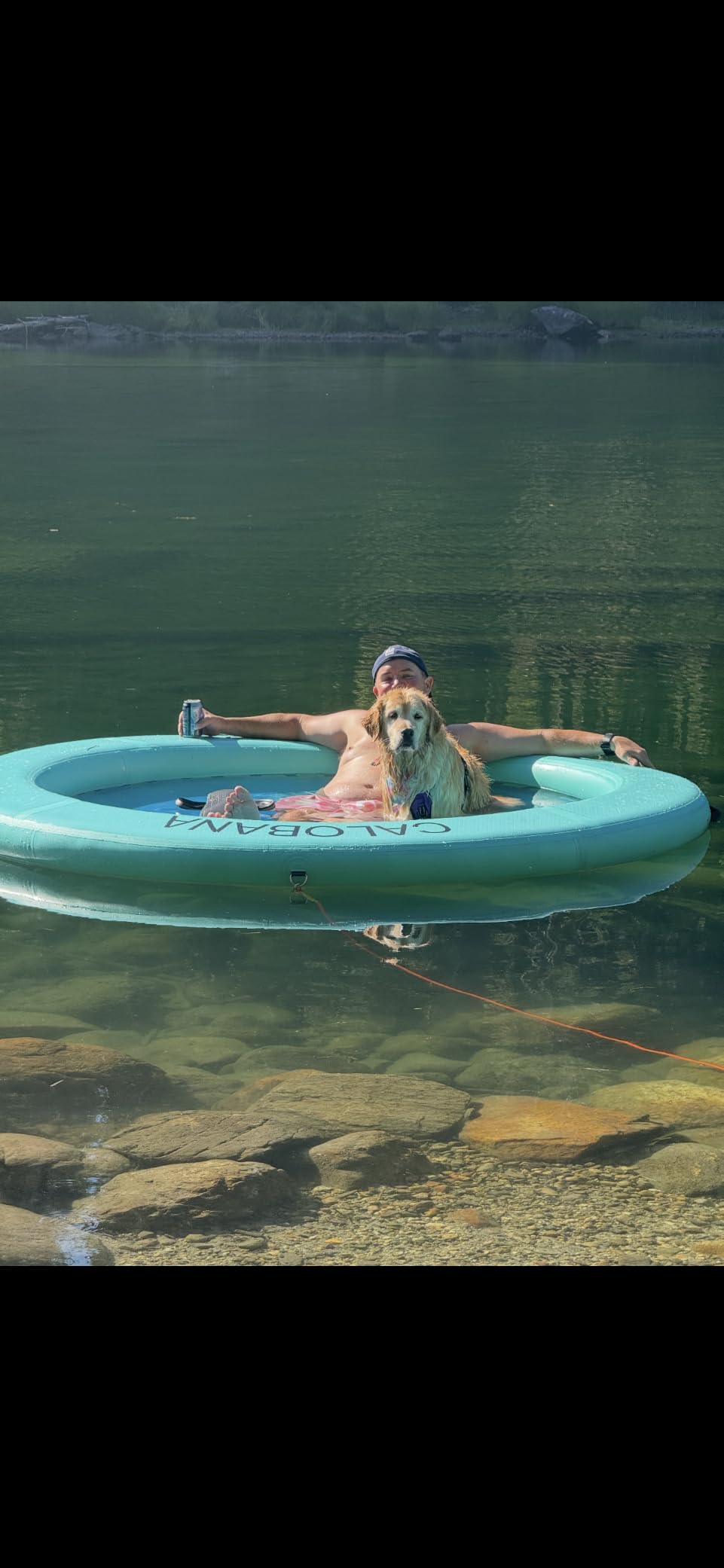 Inflatable Water Hammock for Adults Lake Party Multi Person customer photo 2