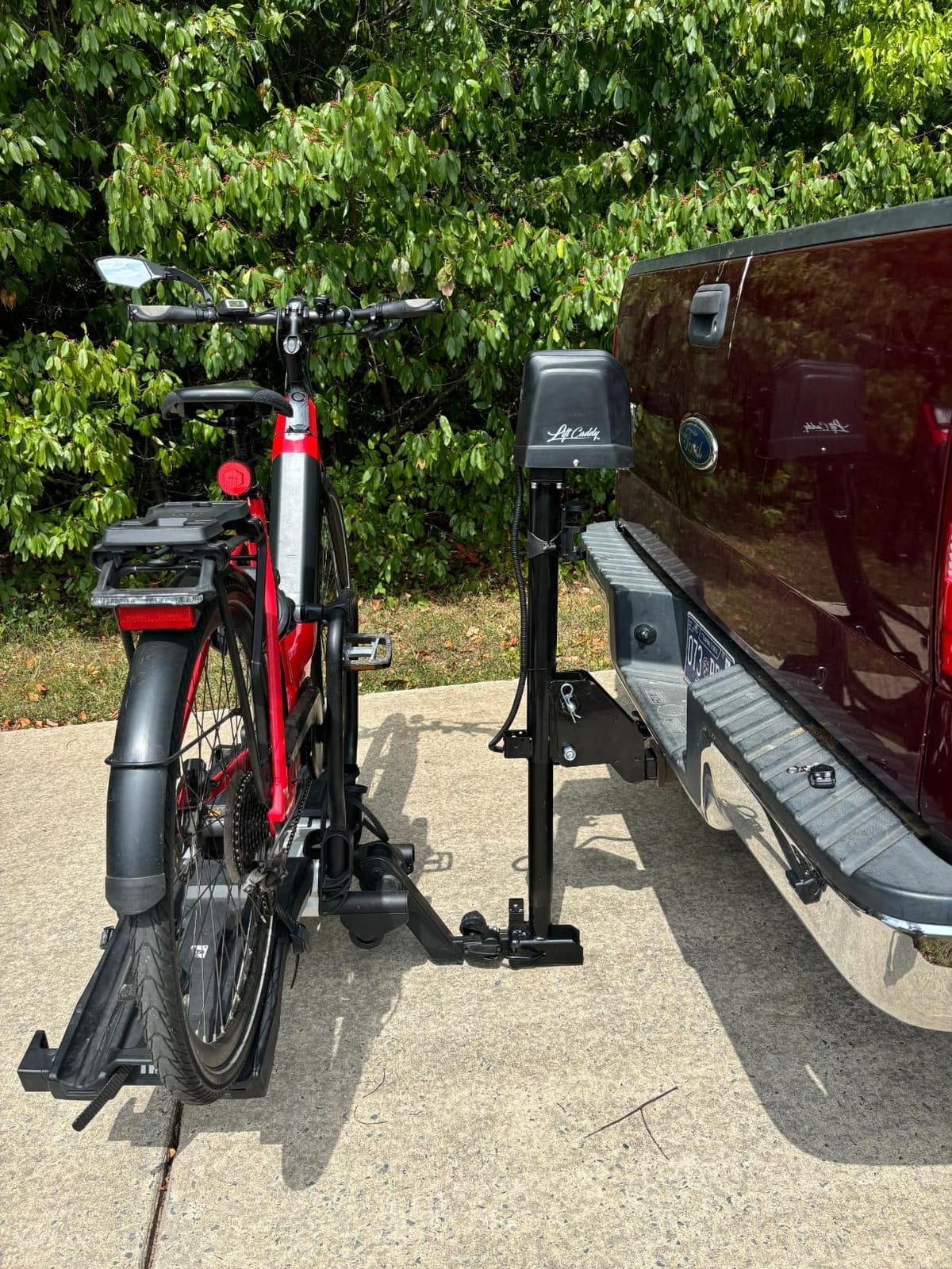 Electric Bike Lift, Motorized Hitch Lift - Easily Load Heavy Ebikes and Scooters onto Your Tow Hitch Rack customer photo 1