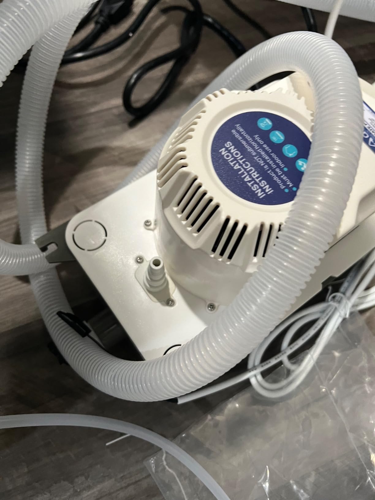 Aquastrong 115V 70GPH HVAC Condensate Pump, AC Condensate Remove Pump with Automatic Safety Switch & 19.7ft Tubing for Air Conditioner, Furnace, Dehumidifier, Ice Maker, 3.3' Power Cord, Gray customer photo 2