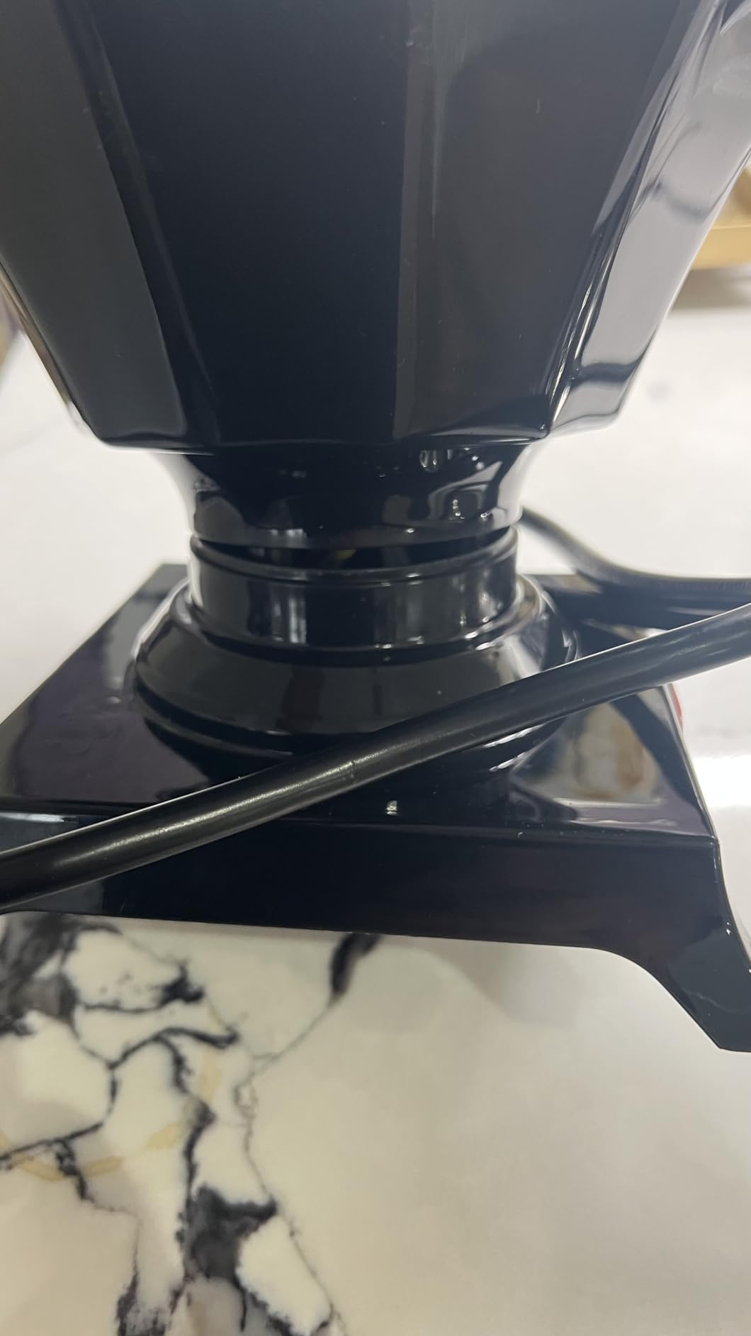 Electric Glass Samovar - Tea Maker Water Auto Shut Off Kettle Modern Design Overheat Boil-Dry Protection LED Temperature Glass Teapot (1 Liter) Large Kettle (3.2 Liters) (White) customer photo 2