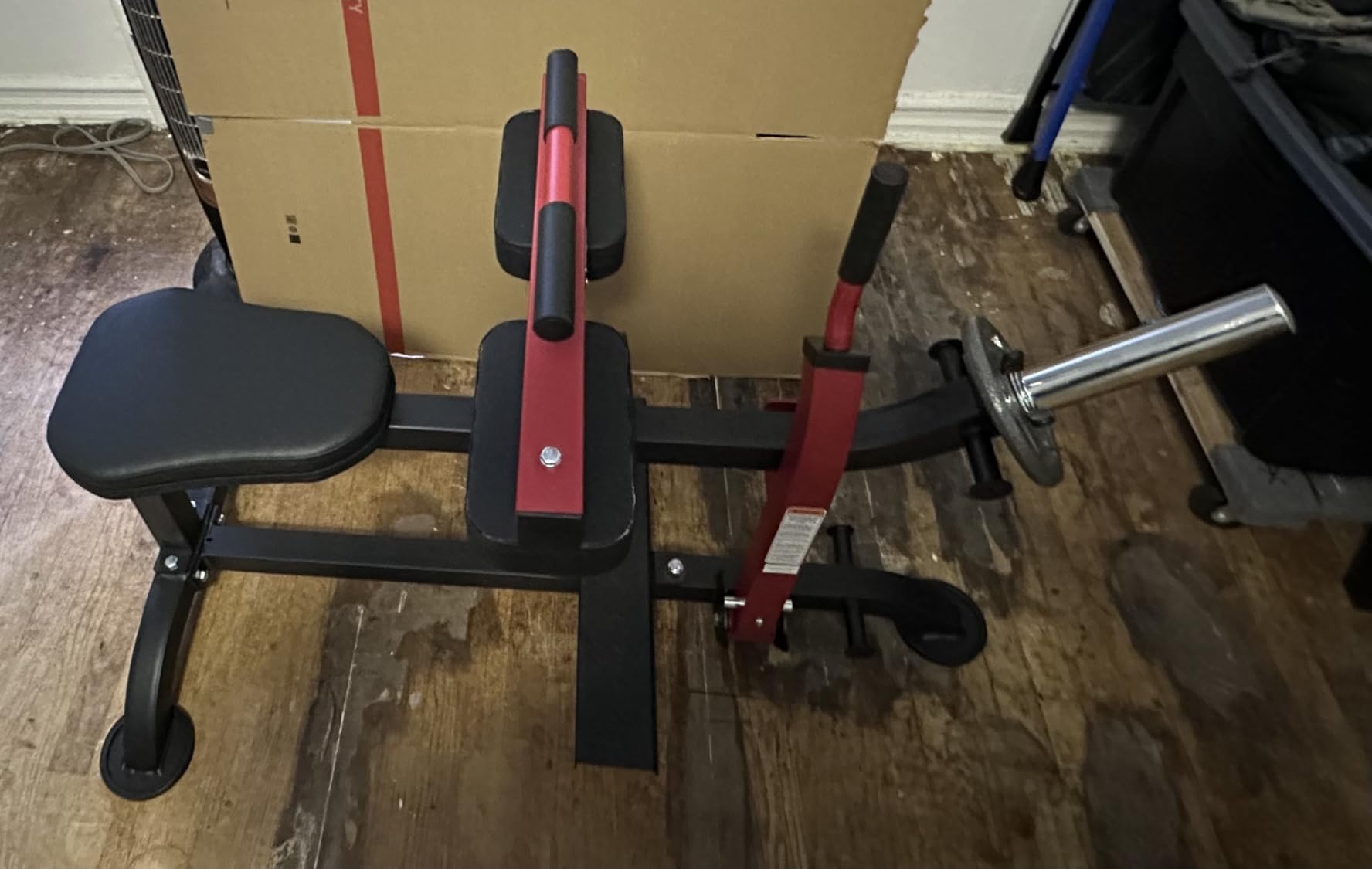 HVO Seated Calf Raise Machine, Dual Resistance System 660LBS | Adjustable Leg Pad, 2