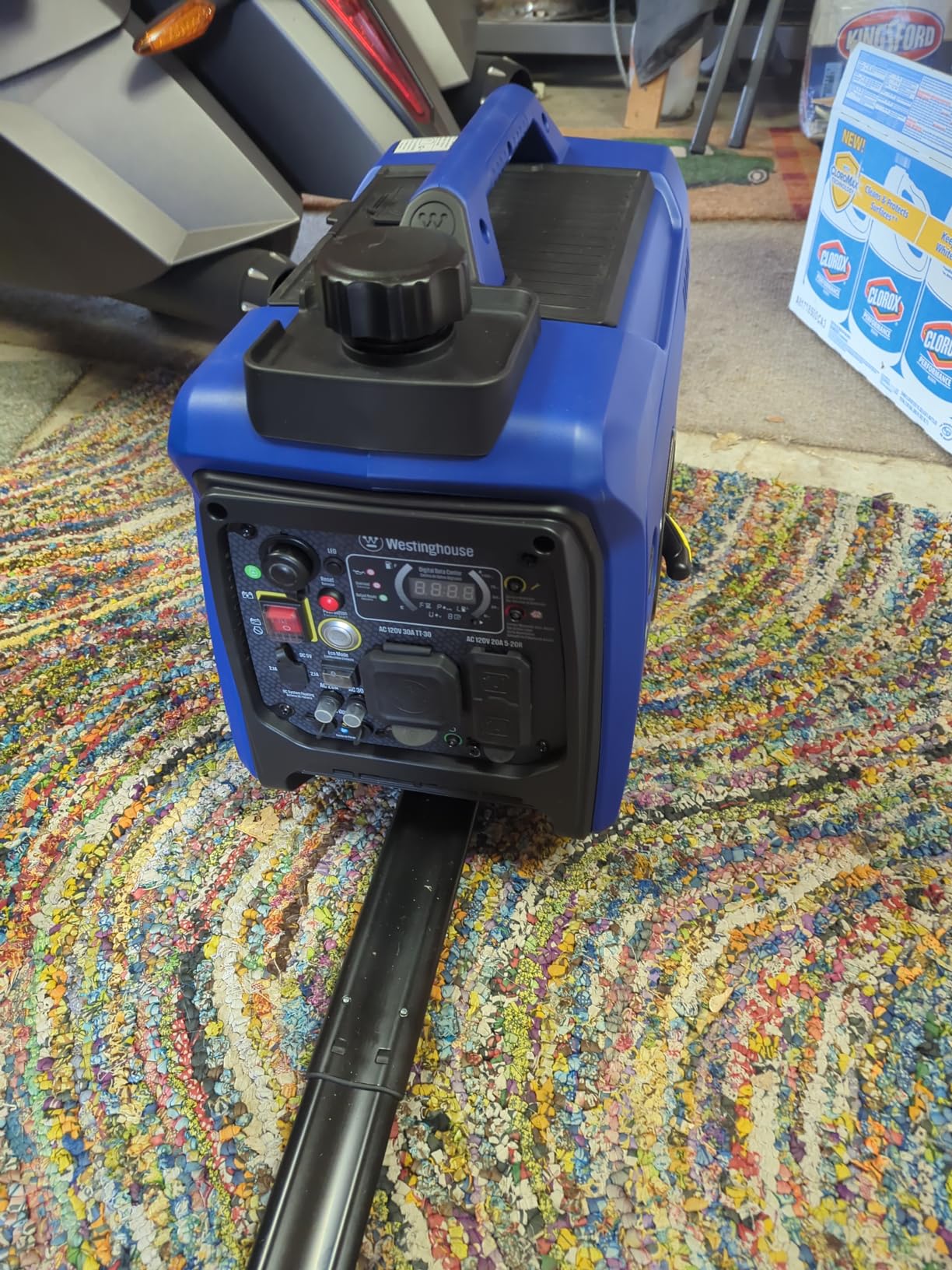 Westinghouse 4000 Peak Watt Super Quiet Dual Fuel Portable Inverter Generator, Remote Electric Start, Gas & Propane Powered, RV Ready, CO Sensor, Parallel Capable (iGen4500DFc class) customer photo 1