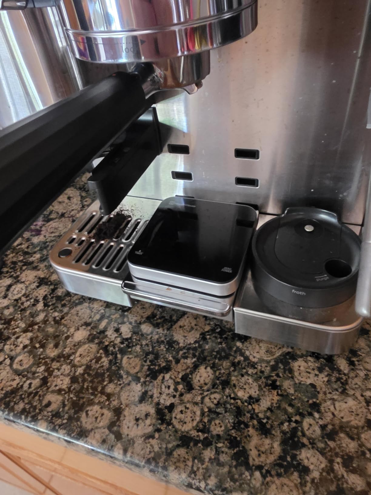 Maestri House S2 Espresso Coffee Scale with Timer, USB-C Rechargeable 2kg/0.1g Precision Shot Scale, Digital Scale for Espresso Brewing(Black & Silver) customer photo 2