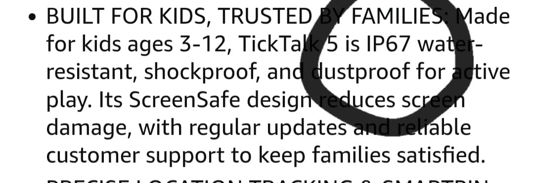 TickTalk5 Kids Smart Watch with GPS Tracker, Calls, Texts & SOS Ages 3-12 | Kids Smartwatch with HD Face Calling, SMS, Real Time GPS Tracking, Parental Controls, Kid-friendly music and Wellness customer photo 1