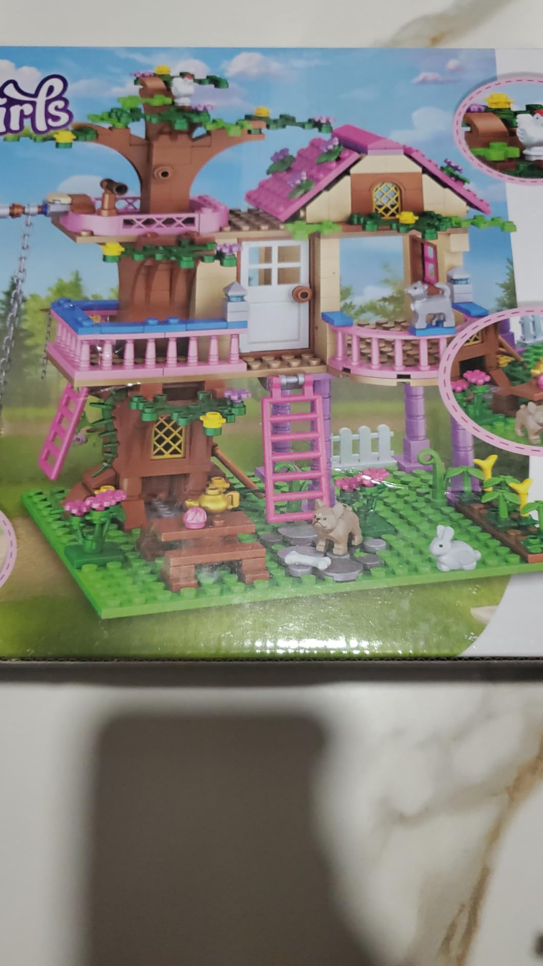 HSANHE Tree House Building Set Compatible with Friends, 504 PCS Forest House Building Kit Birthday Gift for Kids Girls Boys Age 6-12 Years (7652) customer photo 1
