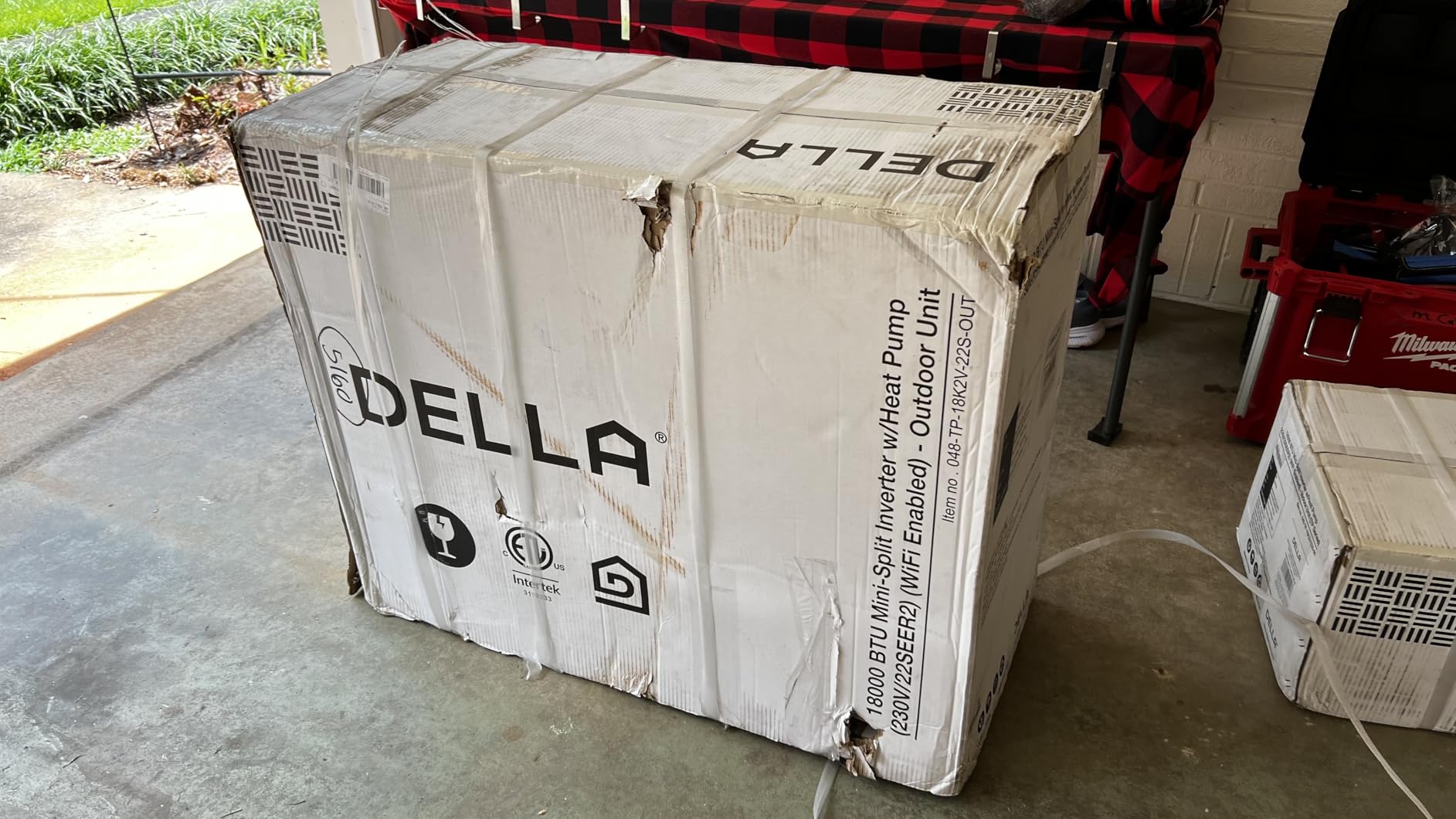 DELLA Hyper Heat Lower as -13°F, 9,000 BTU Mini Split, 24 SEER2 Energy Star 230V, Work with Alexa and WiFi, Cools Up to 400 Sq. Ft, Inverter AC with 0.75 Ton Pre-Charged Heat Pump & 16.4ft Kits customer photo 2