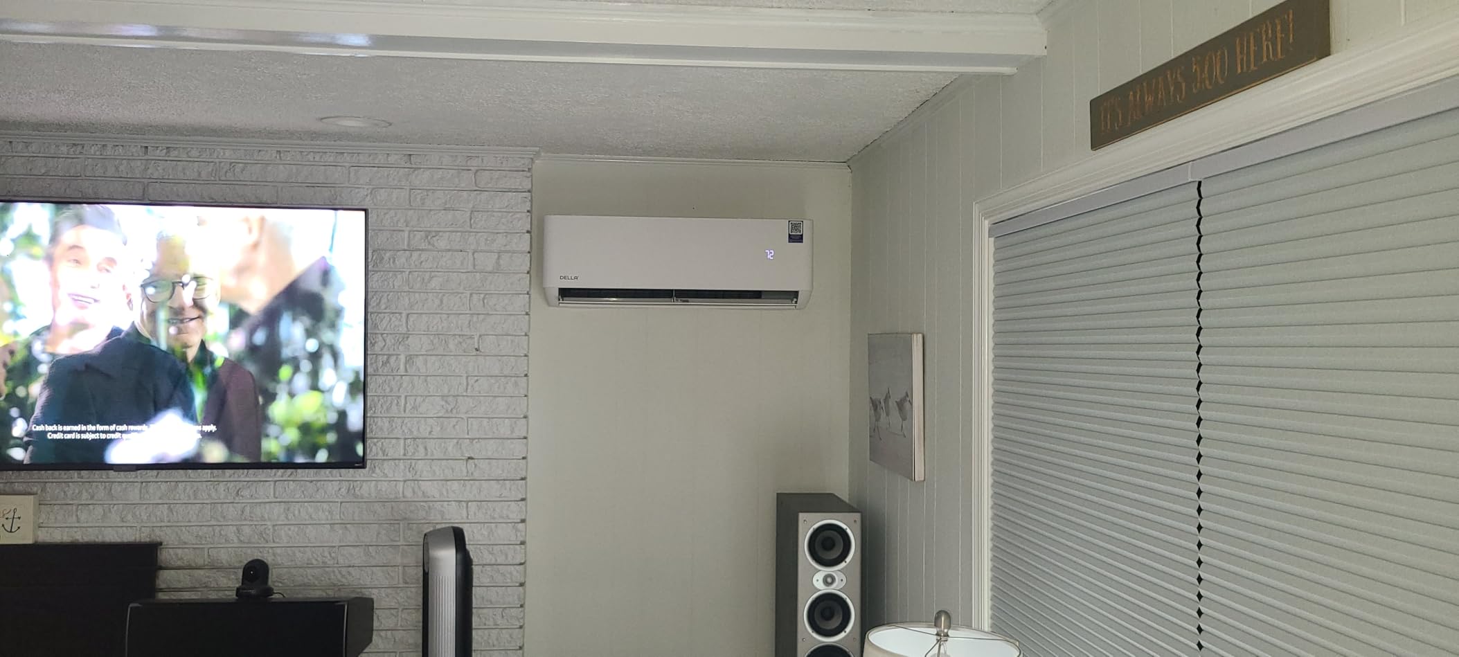 DELLA 12000 BTU Mini Split AC with Soft Airflow, 24 SEER2 230V, Hyper Heat to -13°F, Energy Star, Heat Pump, Up to 550 Sq. Ft, Smart WiFi Alexa Control, 1 Ton Ductless Inverter System, 16.4ft Kit customer photo 1