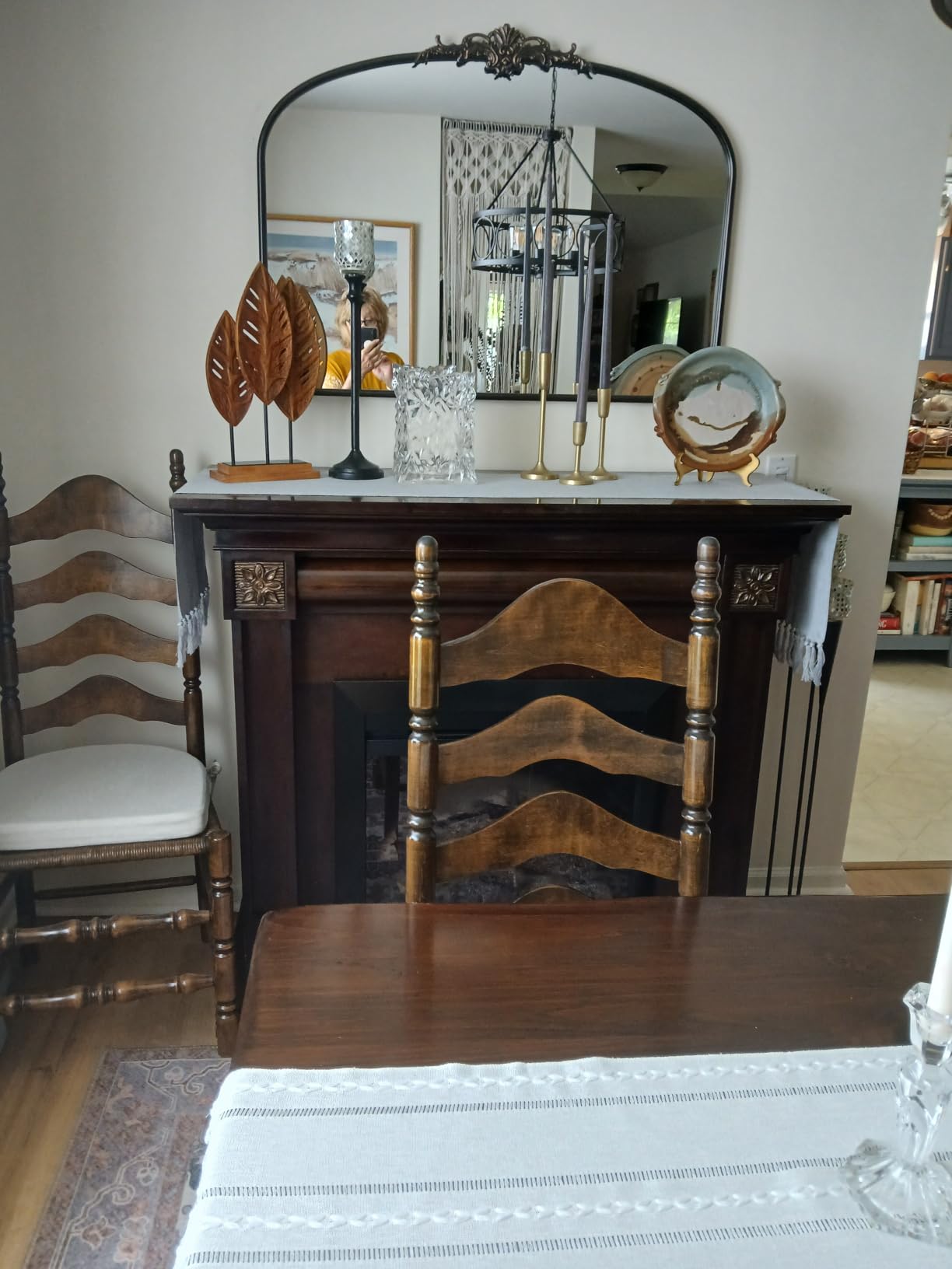 Besdomus Vintage Arched Gold Mirror: 40
