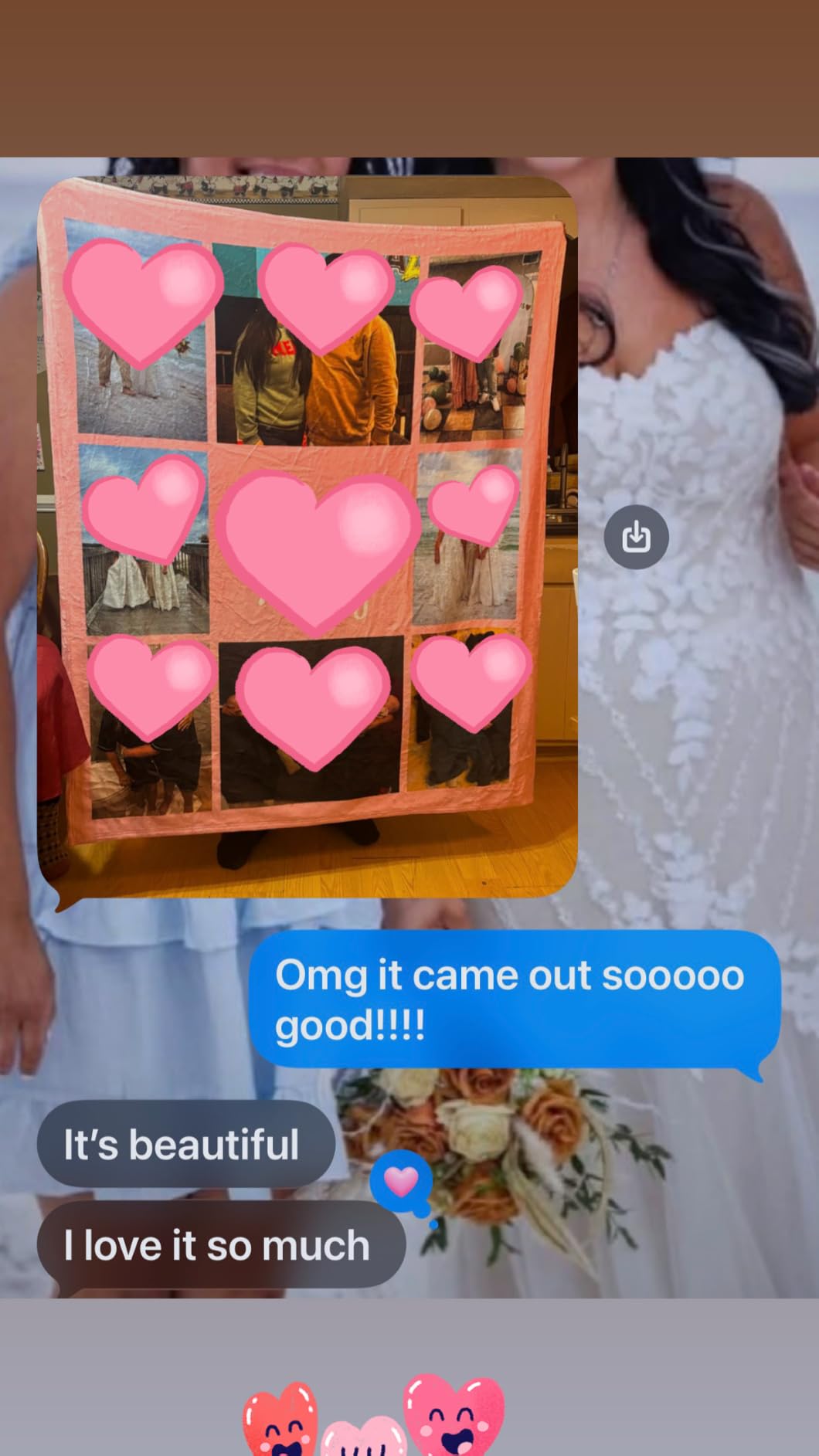 Printwoo Custom Blanket with Picture Text Customized Throw Personalized, Customizable, Photo Blankets Customize Gifts for Mom, Dad, Couple, Girlfriend, Boyfriend, Wife, Husband customer photo 2