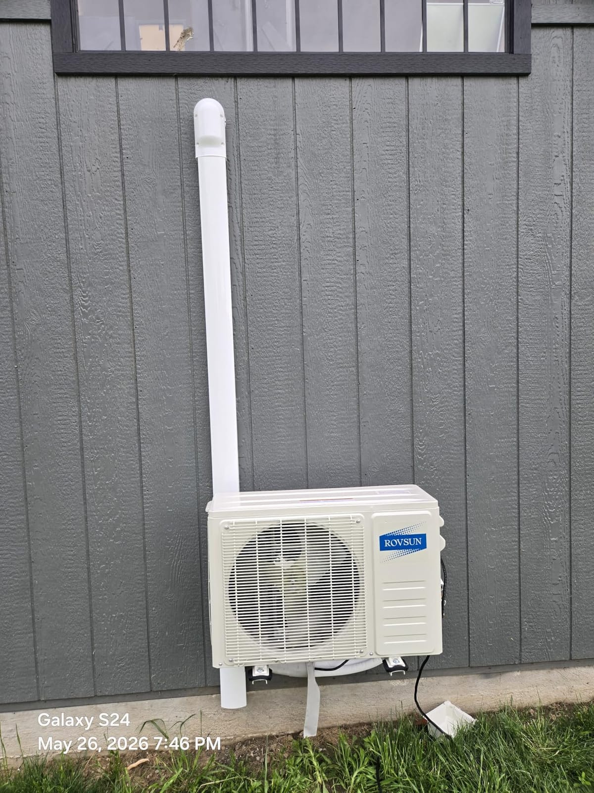 ROVSUN 11500 BTU Wifi Enabled Mini Split Air Conditioner & Heater, 17 SEER2 115V Inverter Ductless Wall AC Unit with Pre-Charged Condenser, Heat Pump & Installation Kit customer photo 1