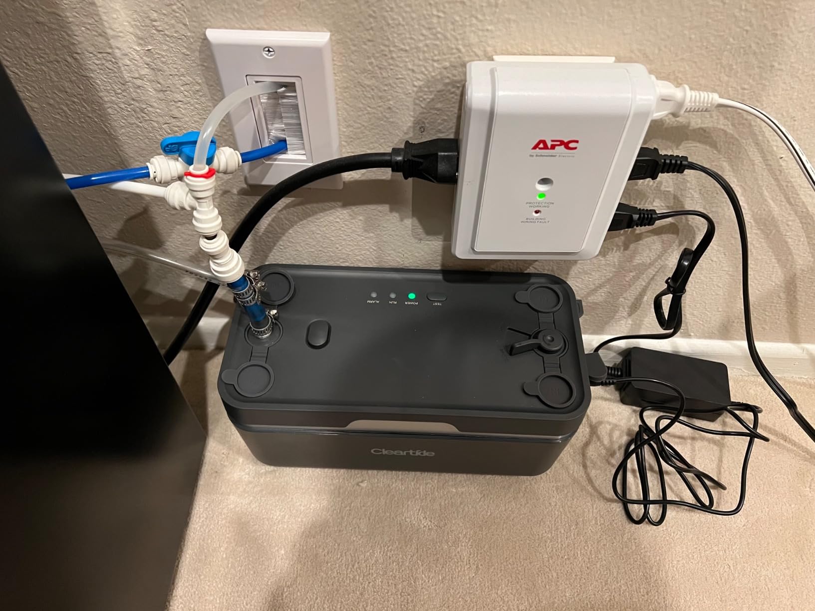 Cleartide Condensate HVAC Pump, Ultra-Quiet 25dB, 1/30 HP 144 GPH, Automatic Condensate Removal Pump with Safety Switch for Air Conditioner/Furnace/Dehumidifier/Ice Machine, 27.8FT Head Height customer photo 2