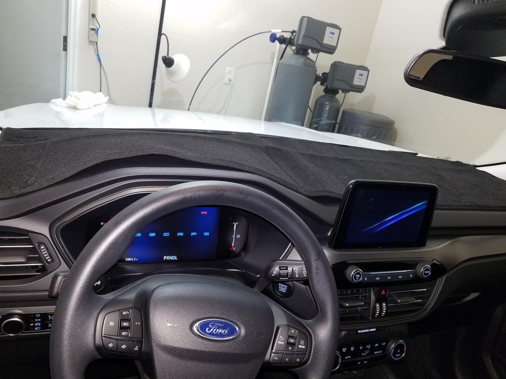 KUST Black Dash Cover for 2013-2020 Ford Fusion (S, SE, Titanium, Hybrid, Sport, Platinum, Energi) Non-Slip Dashboard Cover Interior for Ford Fusion Accessories Custom Fit Dash Mat customer photo 1