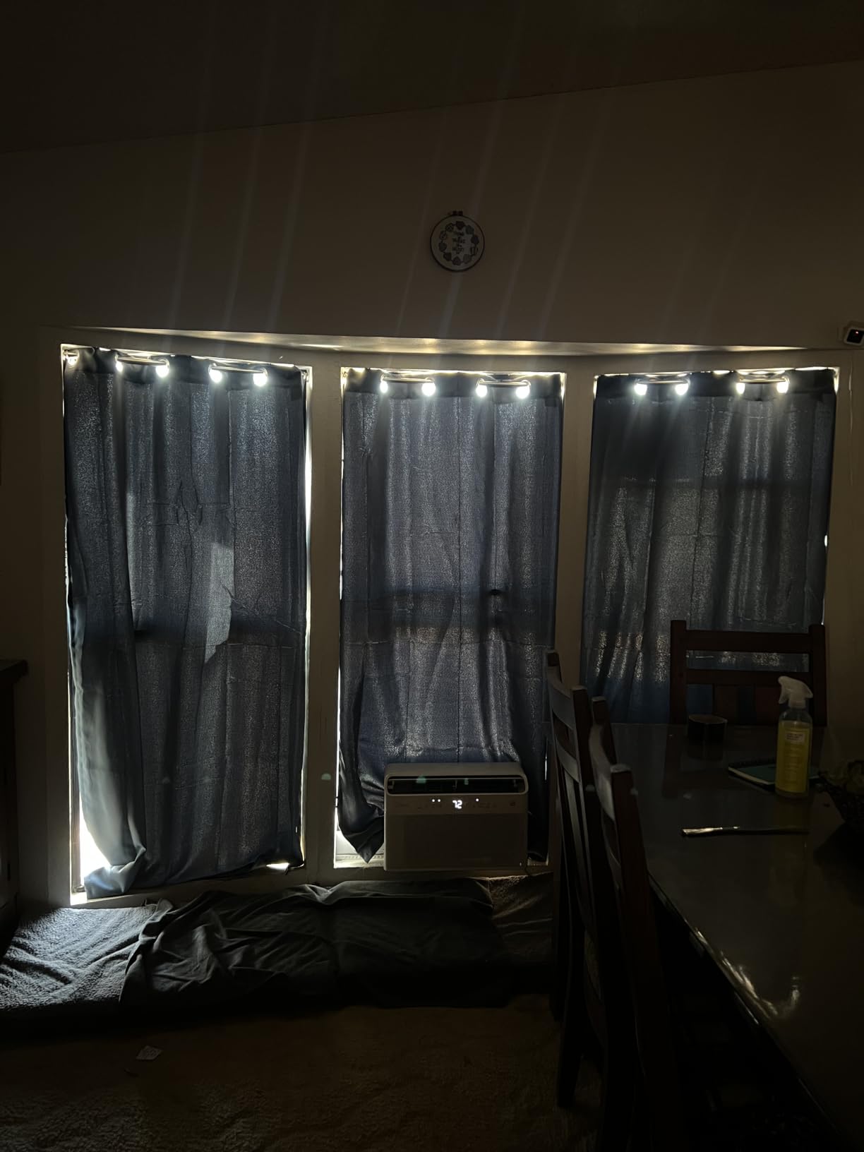 ChrisDowa Blackout Curtains for Bedroom and Living Room 108 Inches Long | 2 Panels Set, Thermal Insulated, Light Blocking, Room Darkening, Grommet, Window Drapes, Dark Grey, 52 x 108 Inch customer photo 2
