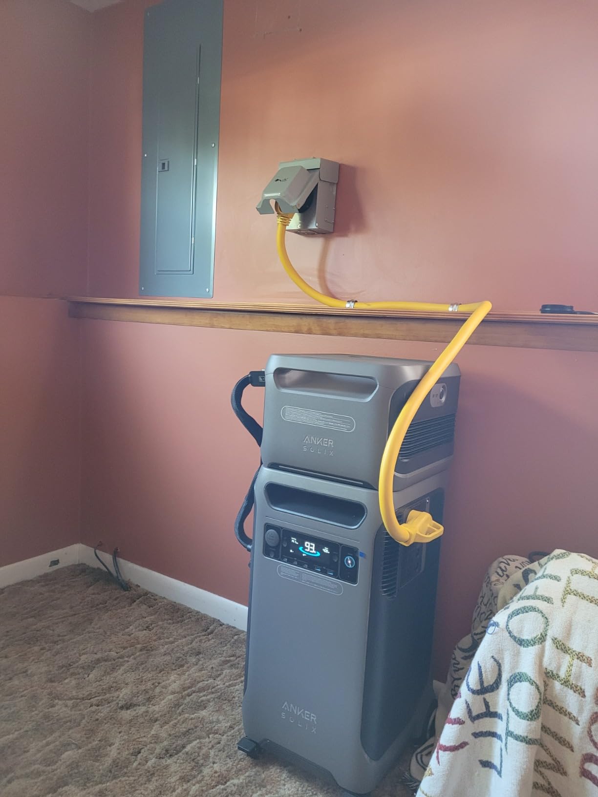 Anker SOLIX F3800 Power Station with Expansion Battery and 400W Solar Panel | 7,680Wh LiFePO4 Battery, 6,000W AC Output, Solar Generator for Home, RVs, and Emergency Use customer photo 1