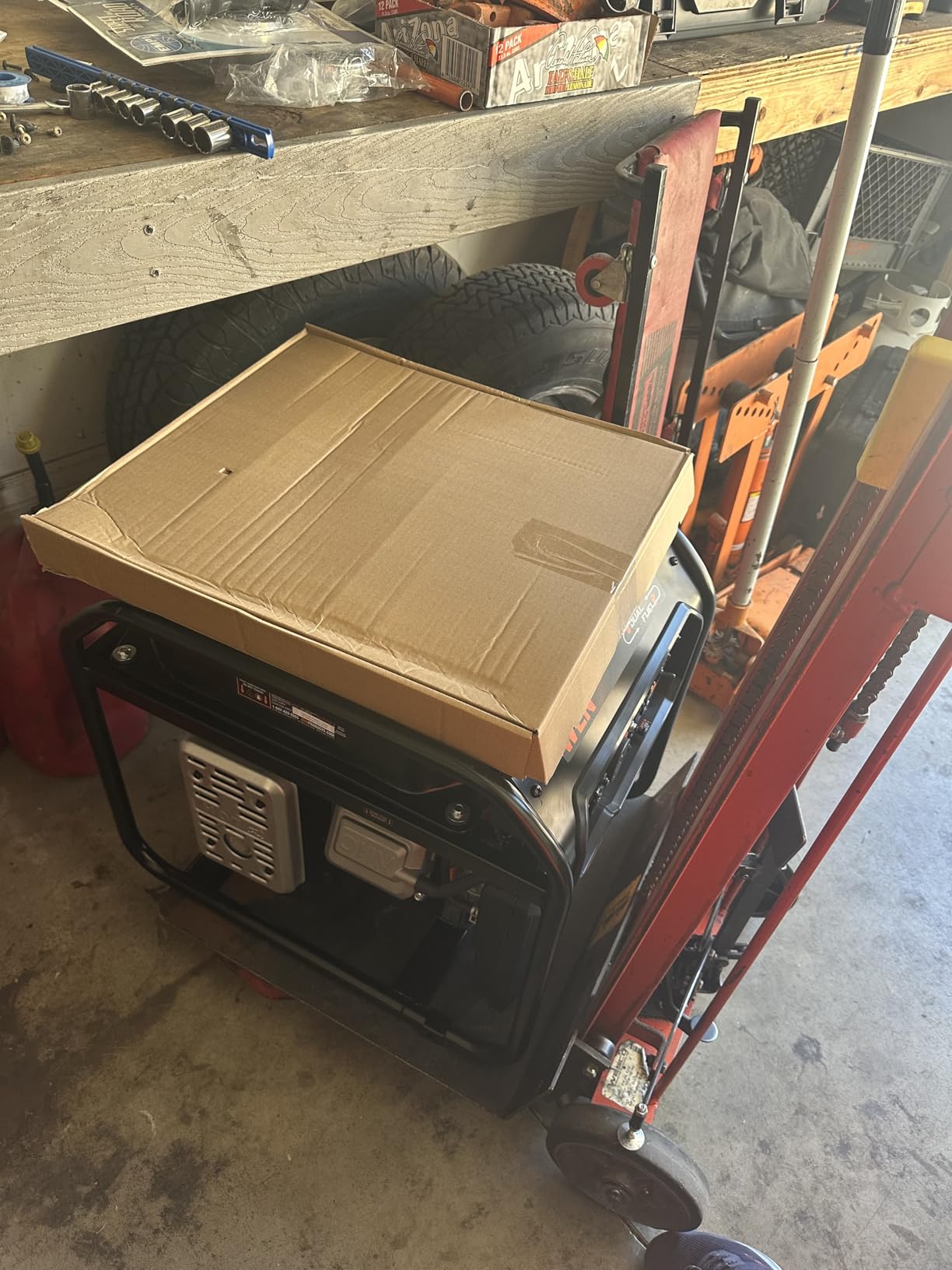WEN 8000-Watt 120V/240V Dual Fuel Portable Generator, Electric Start, 340cc, Transfer-Switch and RV-Ready with CO Watchdog (DF8000X) customer photo 1