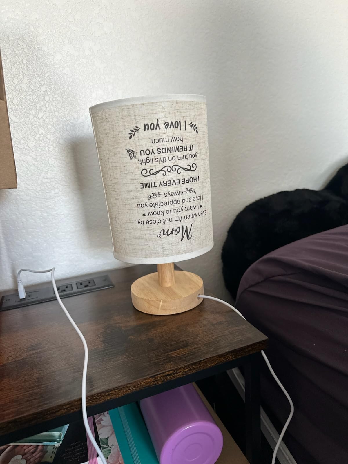 SOUHONEY Gifts for Mom from Daughter Son, Table Lamp for Mom Birthday Gifts | Birthday Gifts for Mom from Daughter Son, Christmas Mothers Day Gifts for Mom Gifts, Mother Lamp Decor for Bedroom Decor customer photo 1