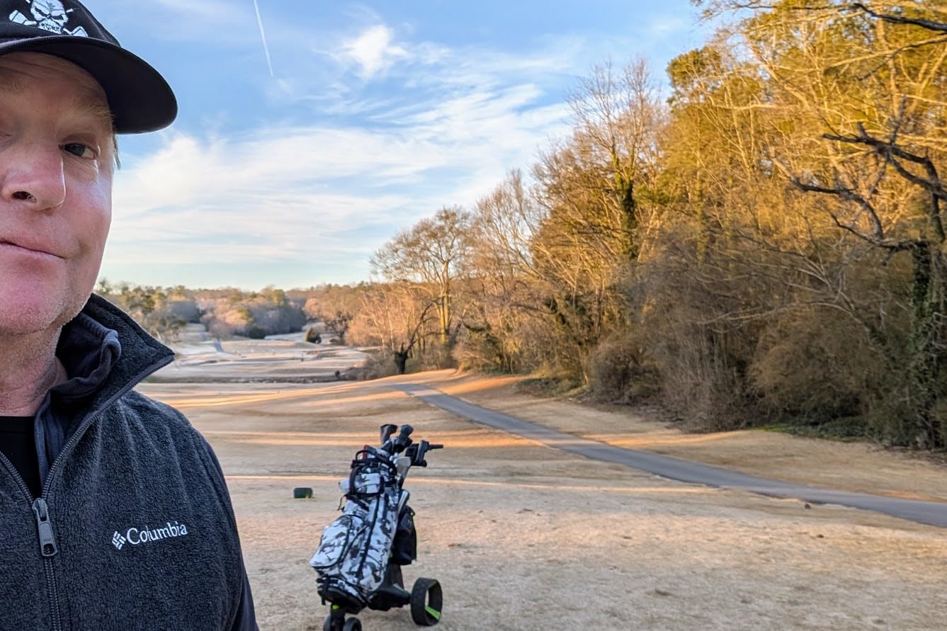 MGI Zip X5 Electric Golf Cart - 36 Hole Battery - (Drink, Umbrella, & GPS Phone) customer photo 1