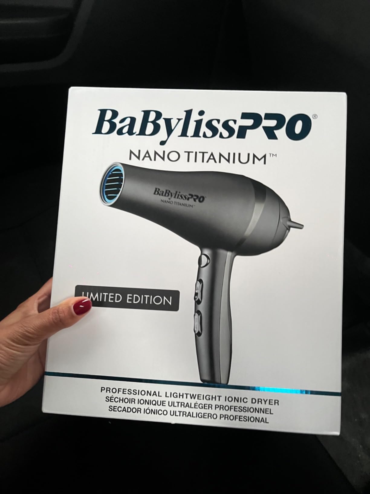 BaBylissPRO Nano Titanium 2000-Watt Blow Dryer with Concentrator Nozzle, Professional Grade Ionic Corded Styling Tool for Hair customer photo 2