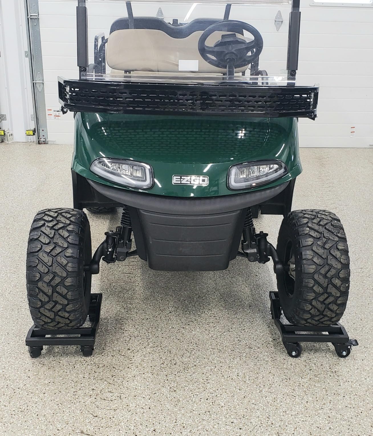 KEDSUM Car Dolly Set of 4, 6000 LBS Wheel Dolly, Heavy Duty Vehicle Dollies, Double V-Shaped Design & Nylon Casters with Brakes Used for Moving Cars, Trailers, SUV, Motorcycles and Boats customer photo 2