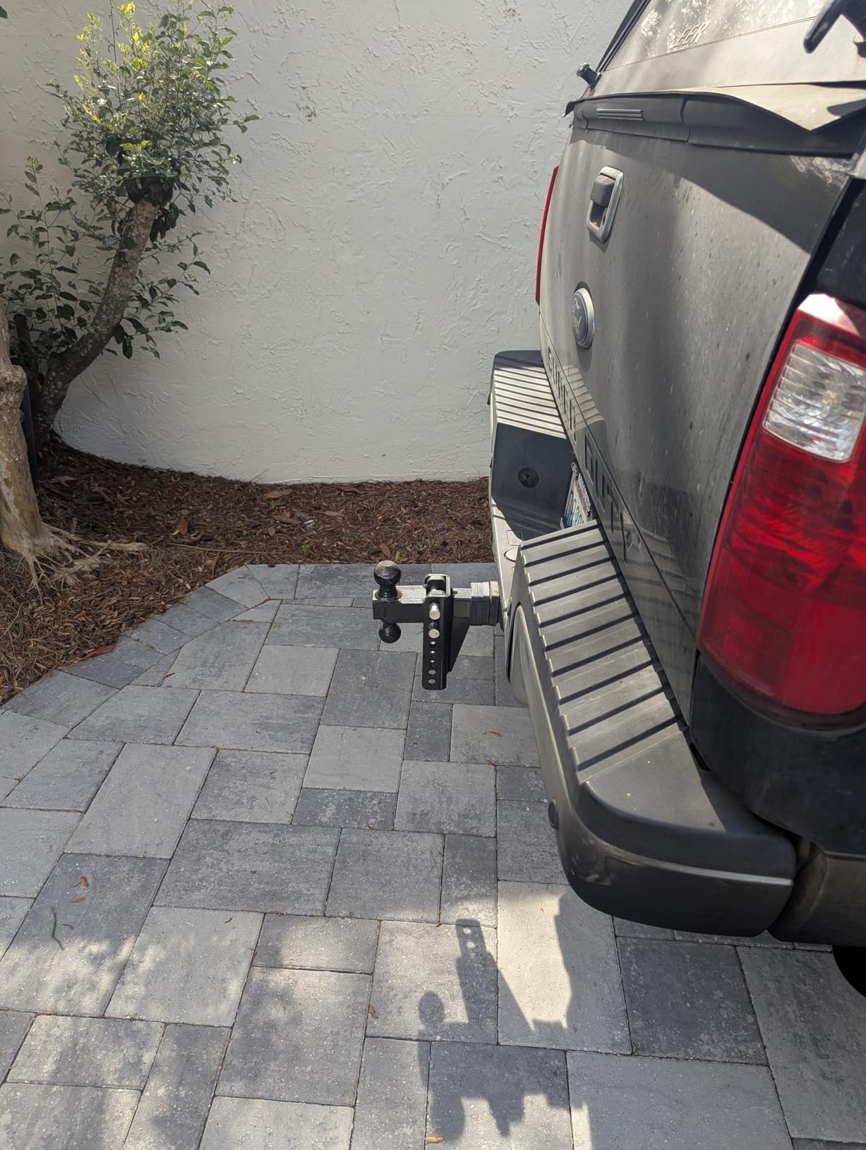 Adjustable Trailer Hitch - Drop Hitch - Tow Hitch with 2 inch Receiver - 6inch Drop/Rise, 2