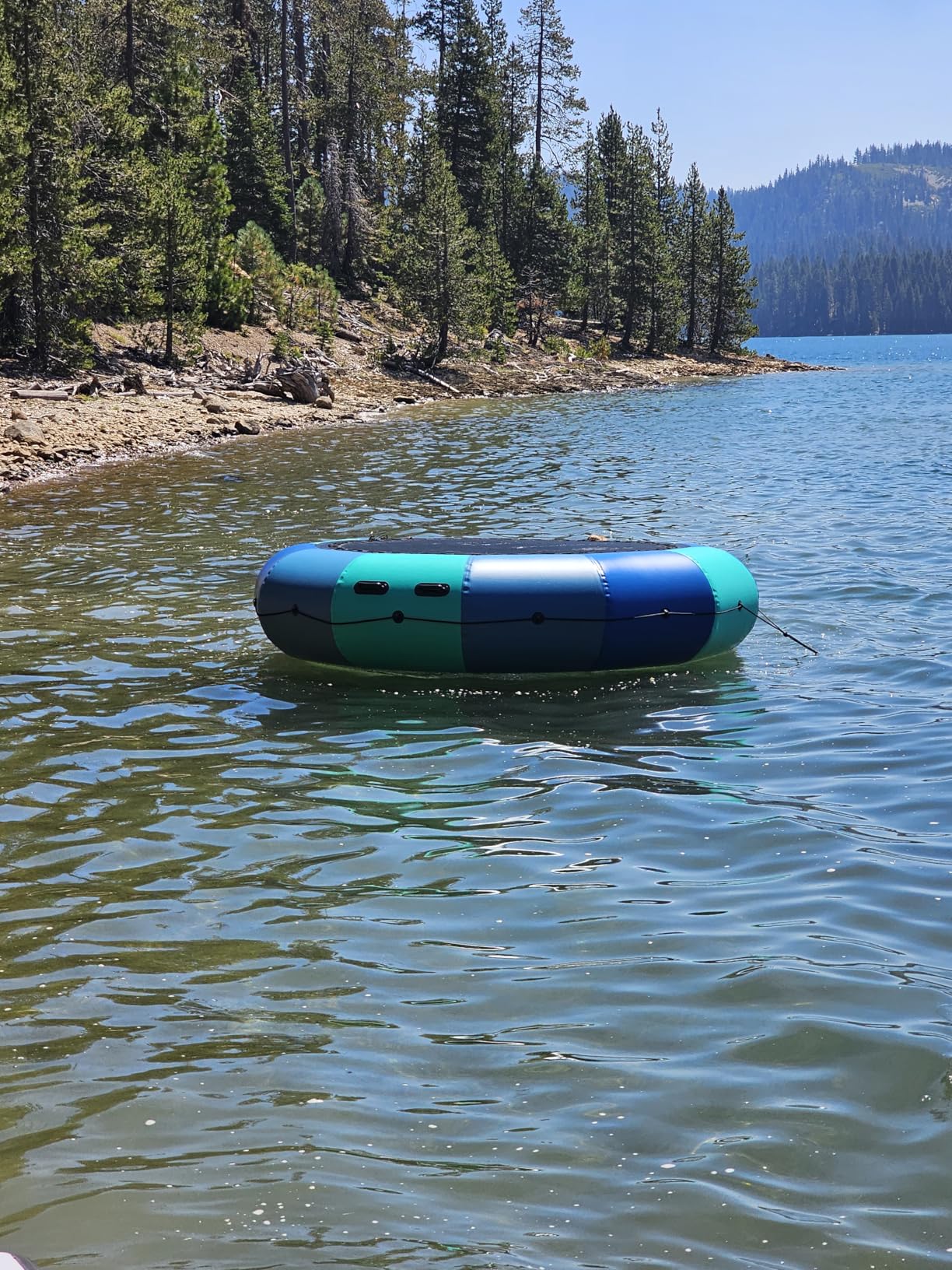 BEYOND MARINA Water Trampoline for Lake, 10FT 12FT 15FT Inflatable Floating Lake Trampoline for Adults & Families, Recreational Water Sports for Lake, Beach & Pool, Pump Included customer photo 1