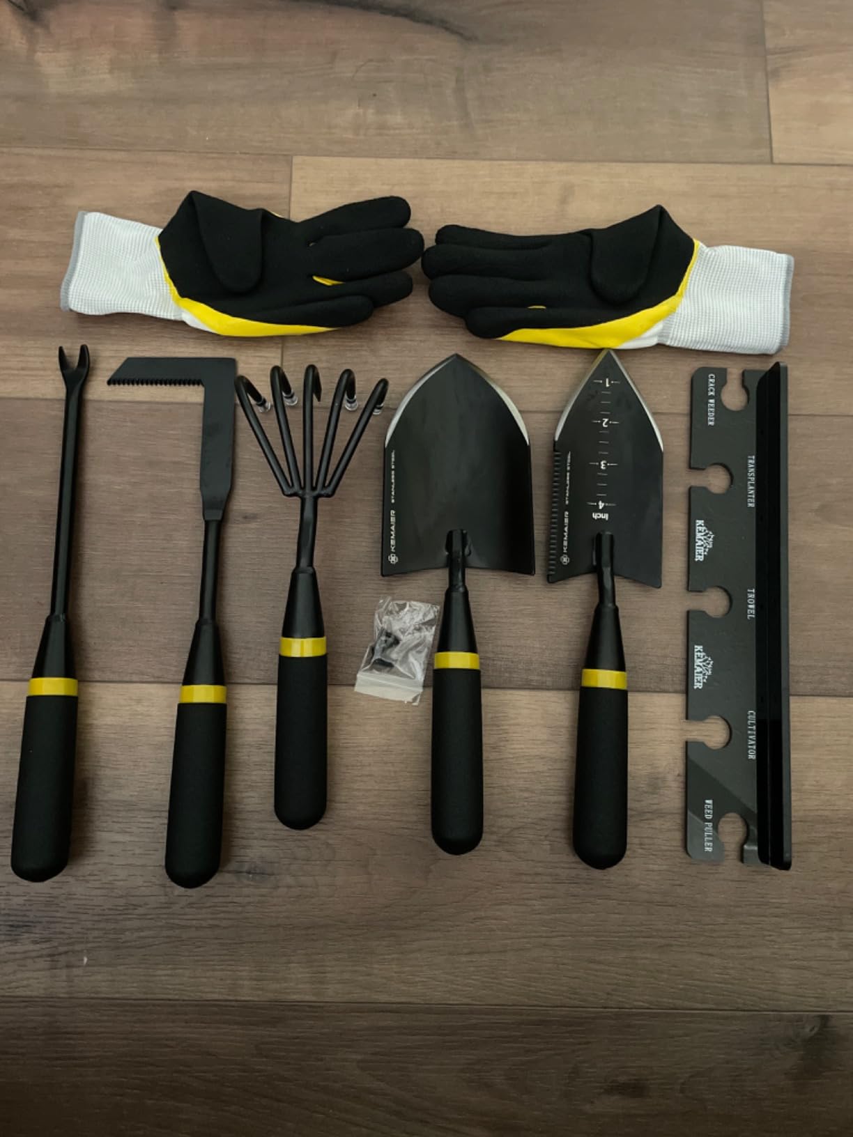 Kemaier 5-Piece Garden Tool Set, Heavy-Duty Stainless Steel Premium Tools | Effortless Digging, Precision Planting, Sharp Weeding, For Serious Gardeners And Landscapers customer photo 2