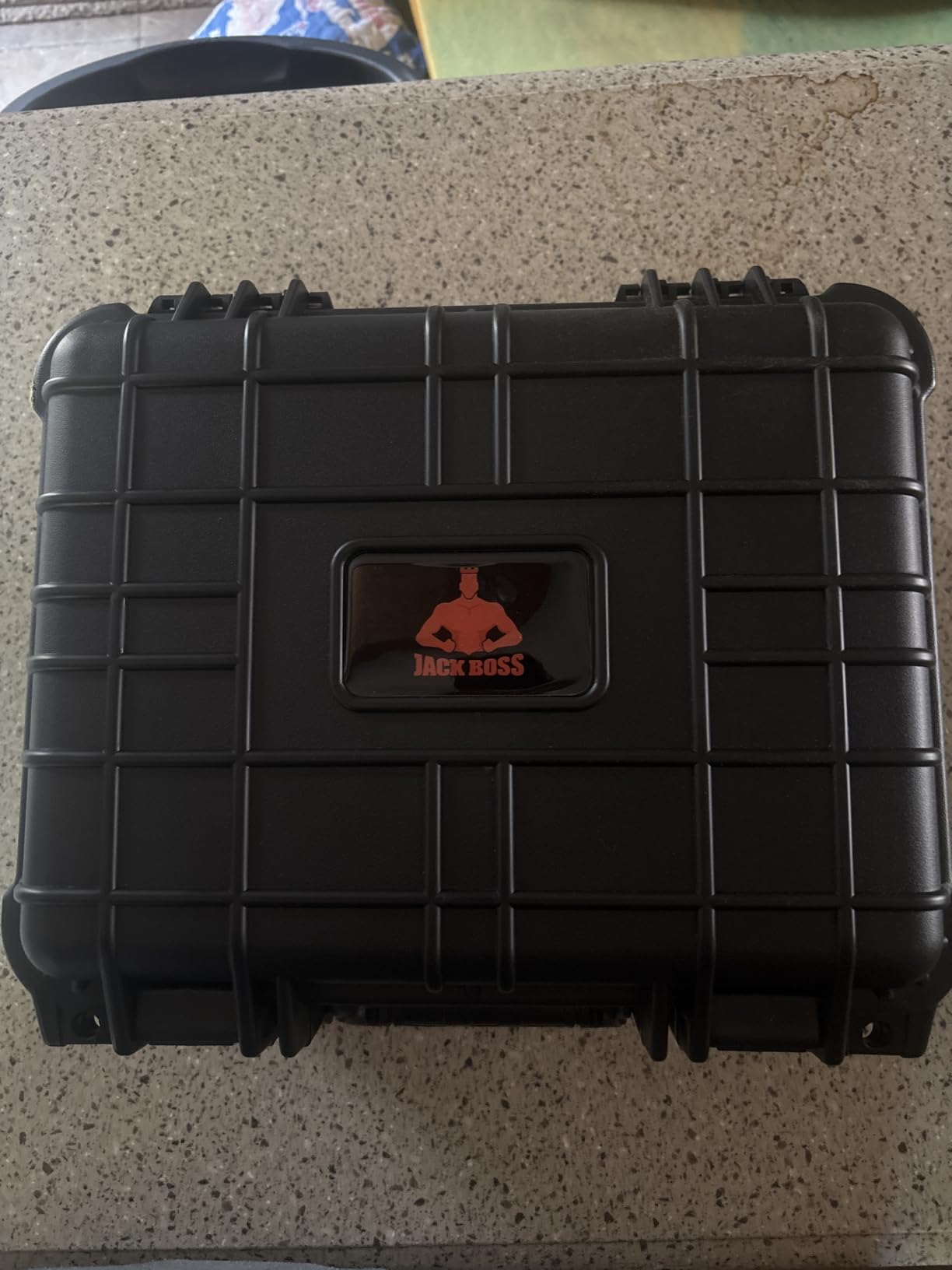 Jack Boss Hard Case, 13.6 x 11.4 x 6 Inch Portable Weather Waterproof Protective Camera Case with Customizable Foam, Fit Use of Drones, Camera, Equipments，Black customer photo 1