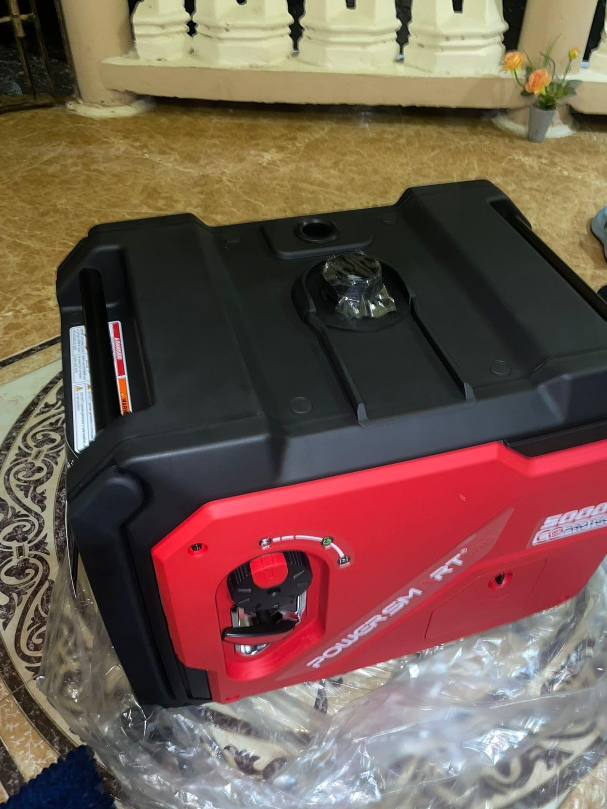 PowerSmart 4800W Portable Inverter Generator, Gas Powered Quiet with Electric Start & CO Alarm, 223cc Engine Eco-Mode Small Generator for Home Backup, Camping and RV Ready customer photo 1