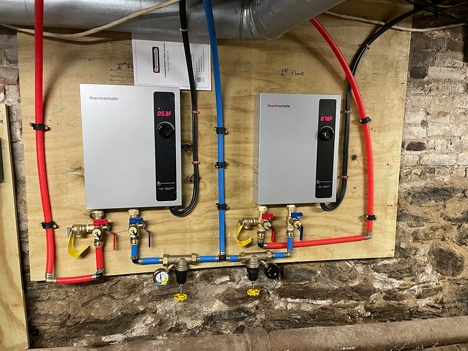 ThermoMate 8kW Tankless Water Heater Electric 240V, On Demand Instant Hot Water, 1.56GPM at 35F Rise customer photo 2