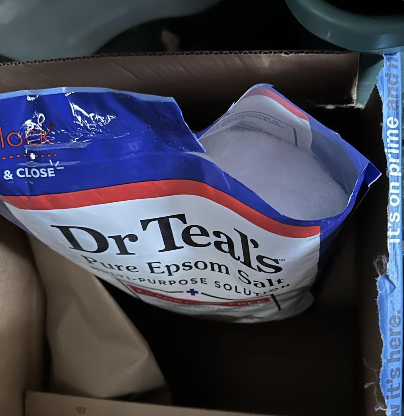 Dr Teal's Pure Epsom Salt Multipurpose Solution, Fragrance Free, Bulk Size - 19 lbs customer photo 1