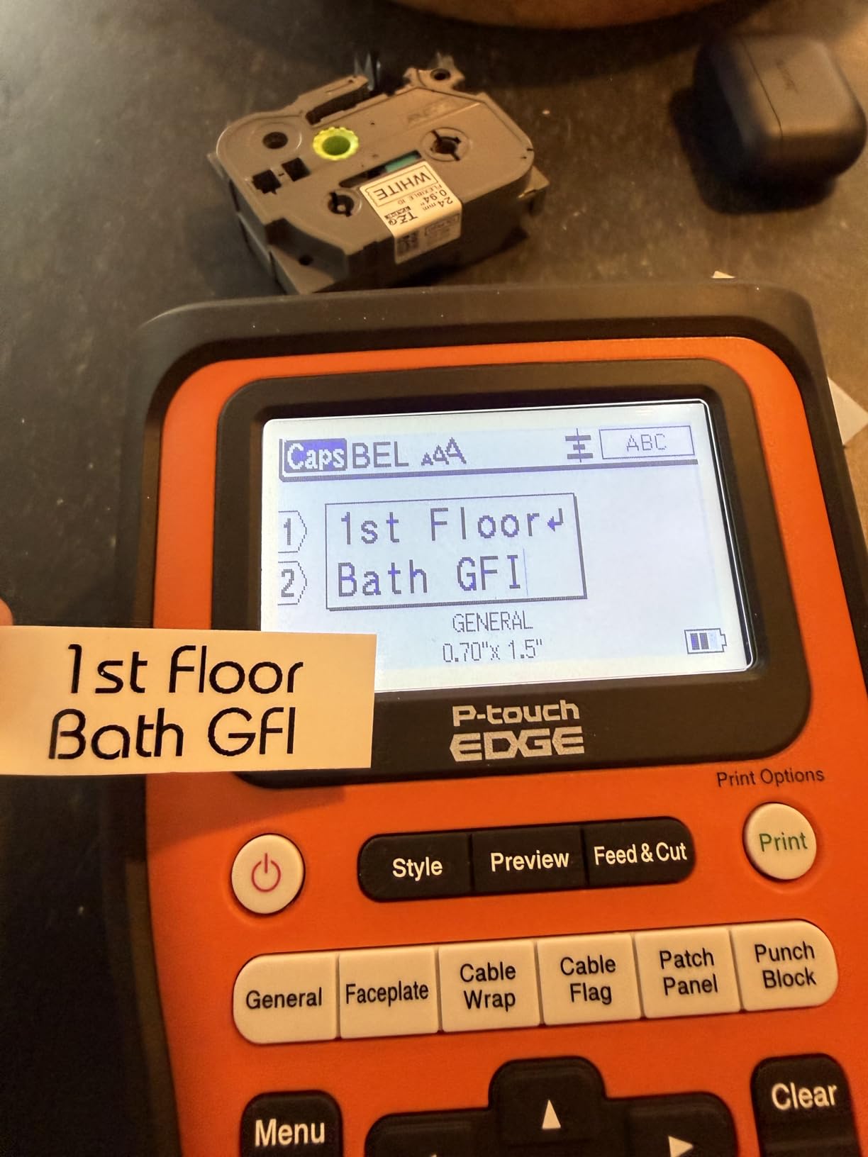 Brother PT-E510 Industrial Label Printer USB-C Dual Cutter | USB-C connectivity customer photo 2