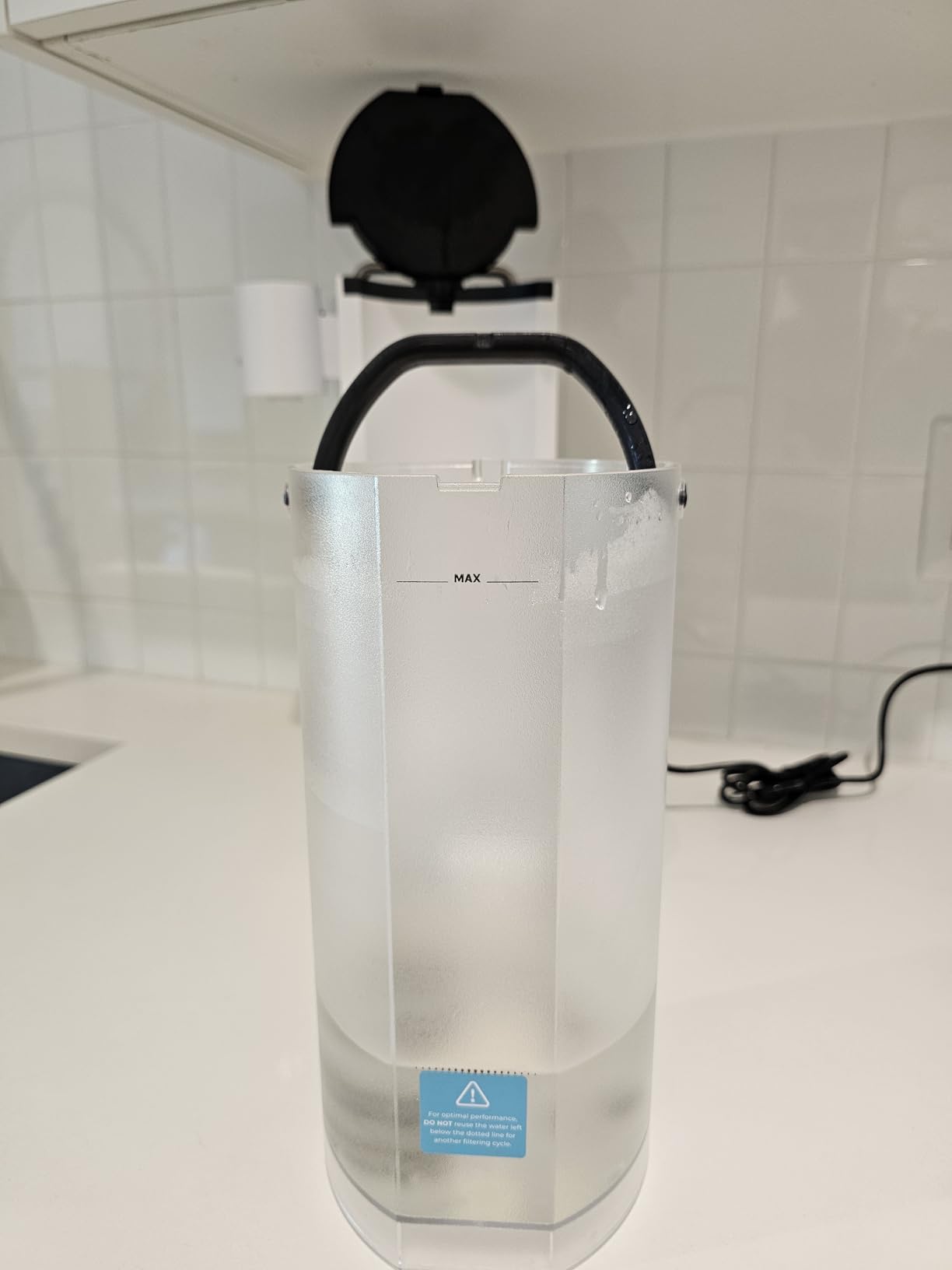Bluevua RO100ROPOT-Travel Reverse Osmosis Countertop Water Filter | Compact 6-Stage Filtration with UV, WQA & NSF Certified, Portable Water Purifier for Home & Travel customer photo 1