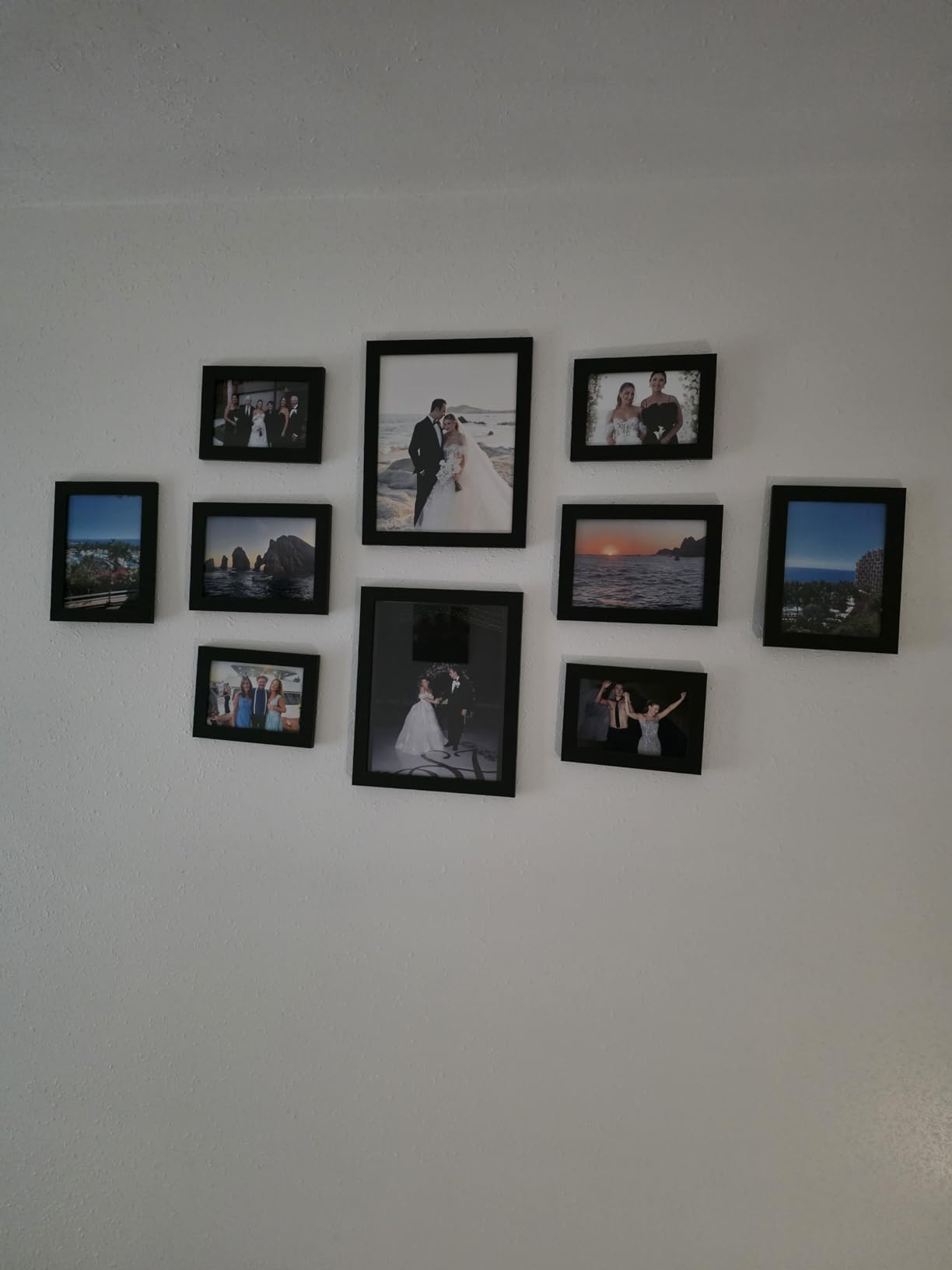 SONGMICS Collage Picture Frames, Set of 10, Glass customer photo 2
