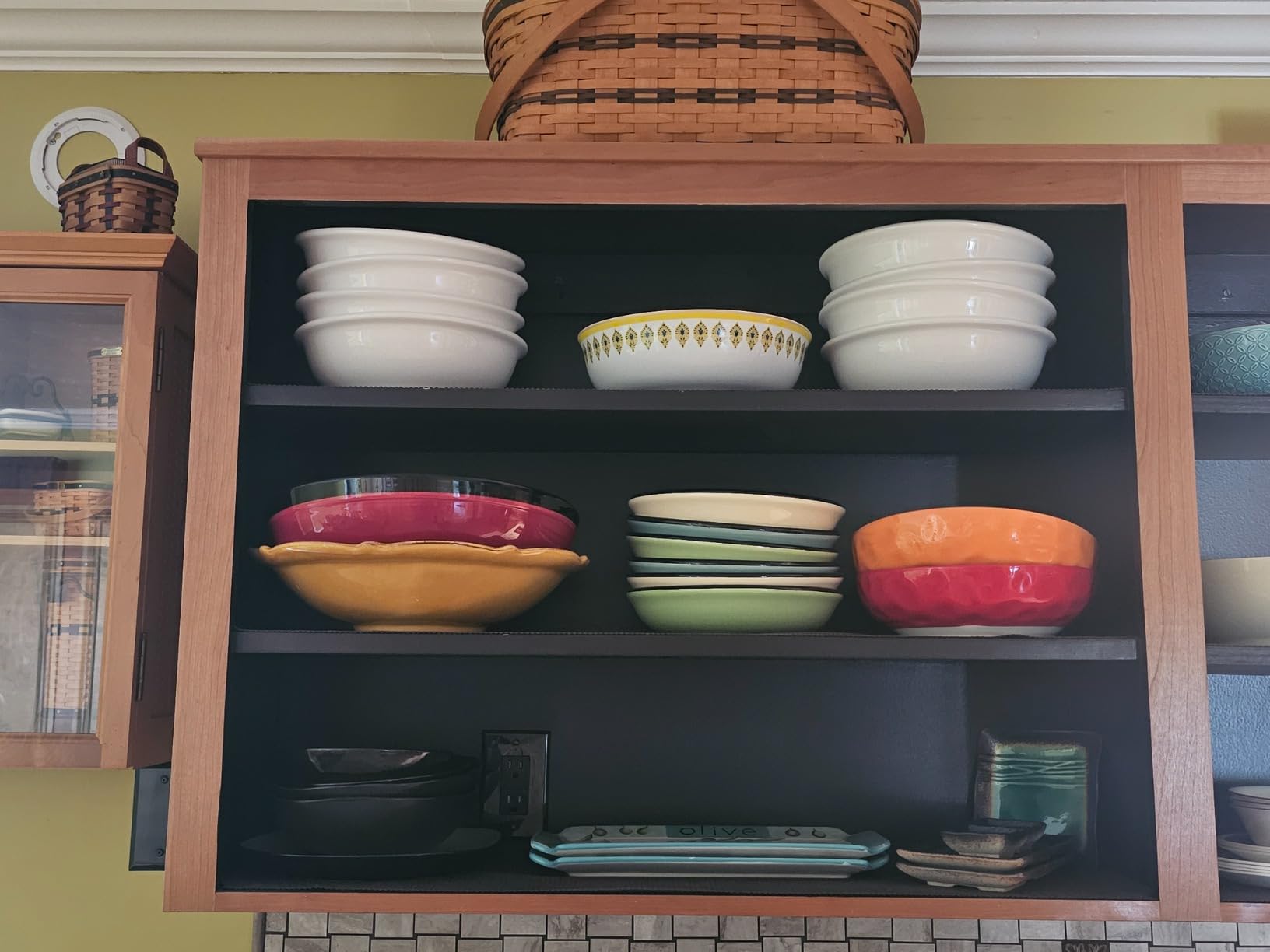 vancasso Large Serving Bowls, 78 Oz Salad Bowls Set of 2, Serving Dishes-Red | Bohemian Decorative Bowls for Salad, Fruit, Pasta and Dinner, Serving Dishes Set for Party, Dishwasher & Microwave Safe customer photo 1