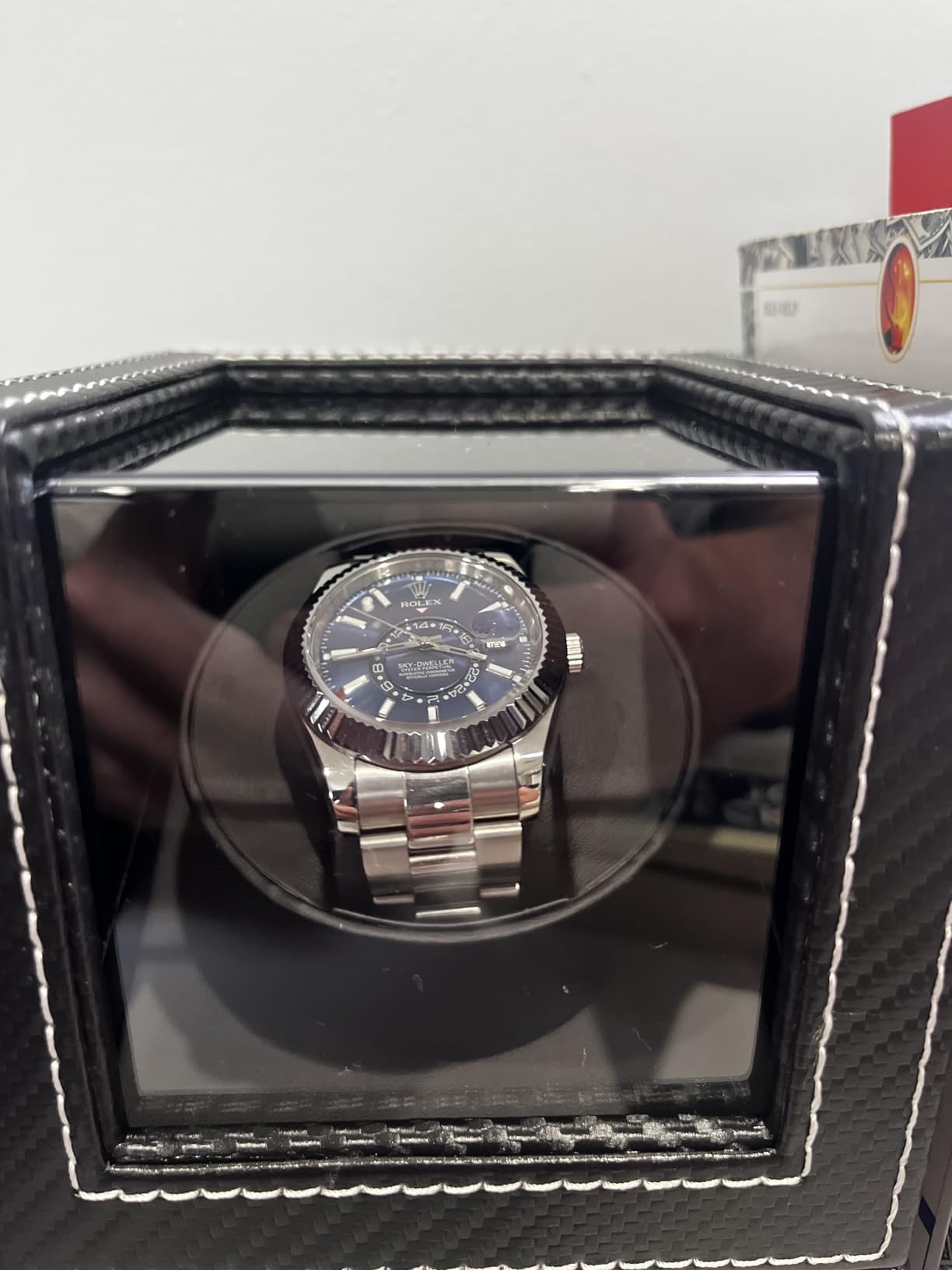 Watch Winder for Automatic Watches: Automatic Single Watch Winder Box customer photo 1