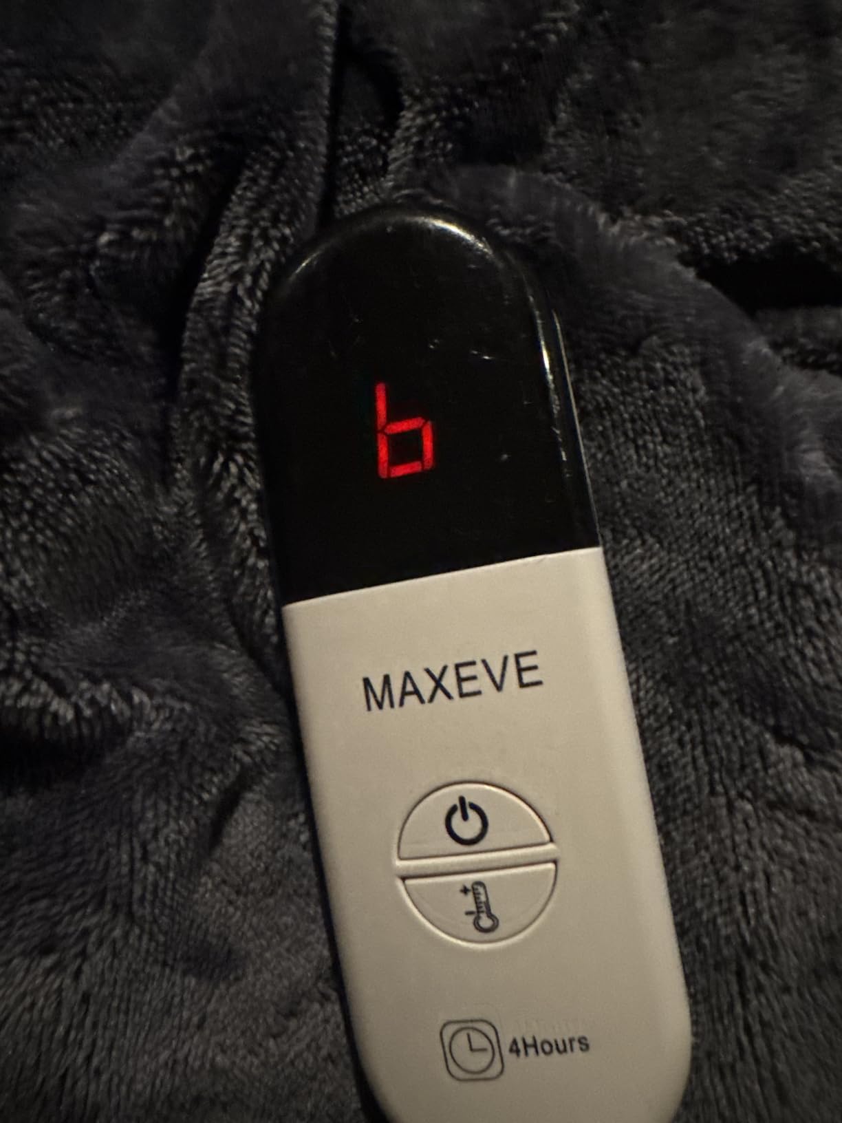 MAXEVE Heated Wearable Blanket with Foot Pocket & Sleeves Electric Snuggle | Heating Throw, 6 Levels & 4H Auto Shut Off, Machine Washable (Long, Grey) customer photo 1
