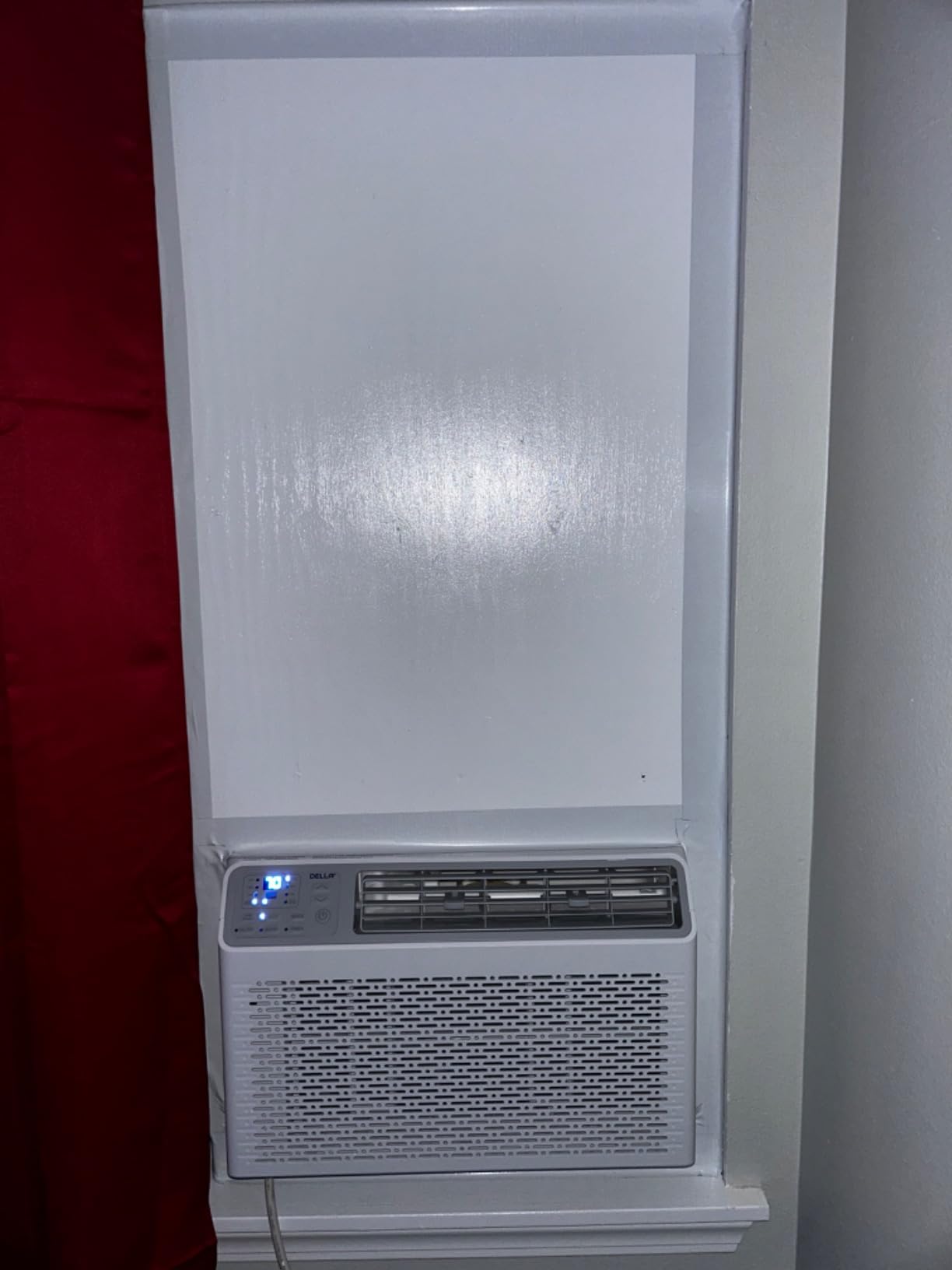 DELLA 14,000 BTU Window Air Conditioner, Work with Alexa, Cools Up to 700 Sq. Ft., GEO Location, Remote/App Control, Dehumidifier, Fan, Reusable Filter, Easy Install Kit customer photo 1
