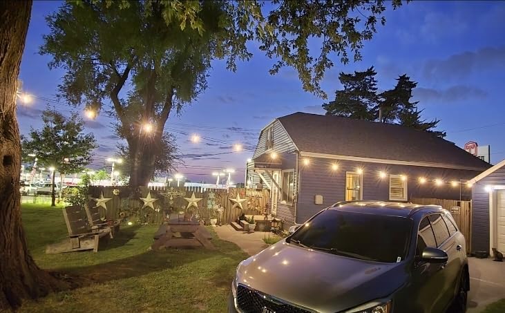 GvvooHome 100FT LED Outdoor String Lights, Commercial Grade Patio Lights with 30+2 Shatterproof S14 Edison Vintage Bulb for Outside Backyard Porch Balcony Party Cafe Decor customer photo 1